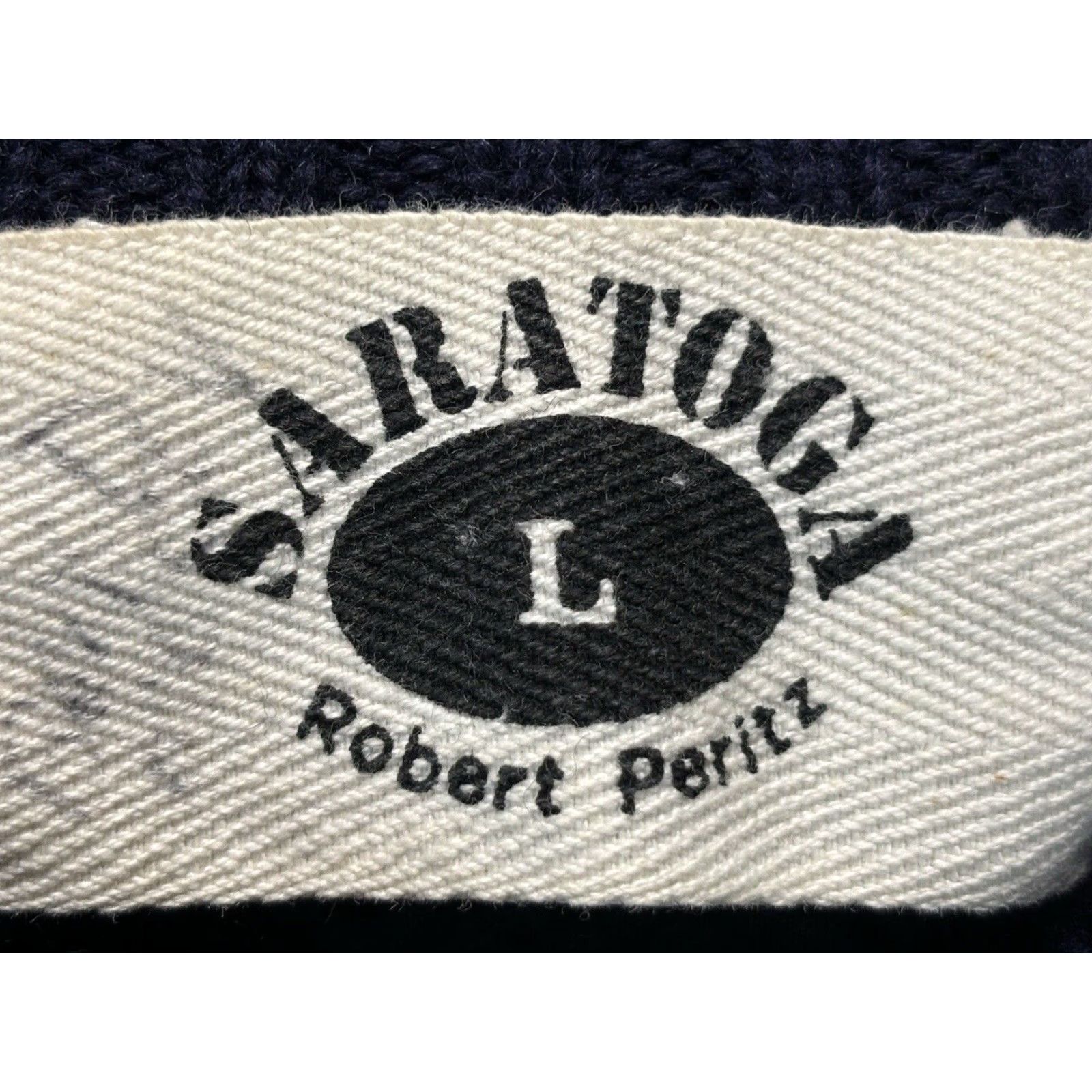 Vintage VINTAGE Saratoga Sweater Crew Neck Geometric Wool Heavyweight Men Large 90s 100% Wool Pullover Mens Blue Size US L / EU 52-54 / 3 - 4 Thumbnail