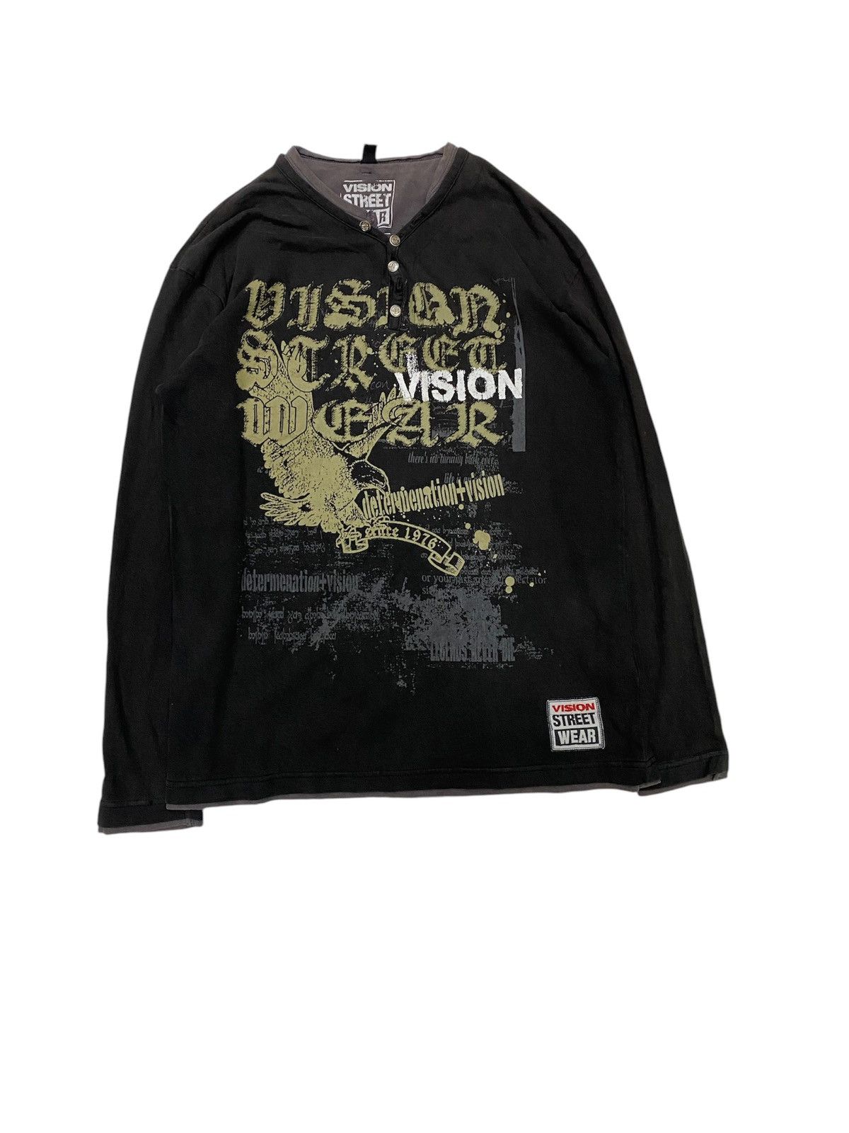 Seditionaries × Vintage × Vision Streetwear 2000s Vision punk and anarchy shirt Size US L / EU 52-54 / 3 - 1 Thumbnail