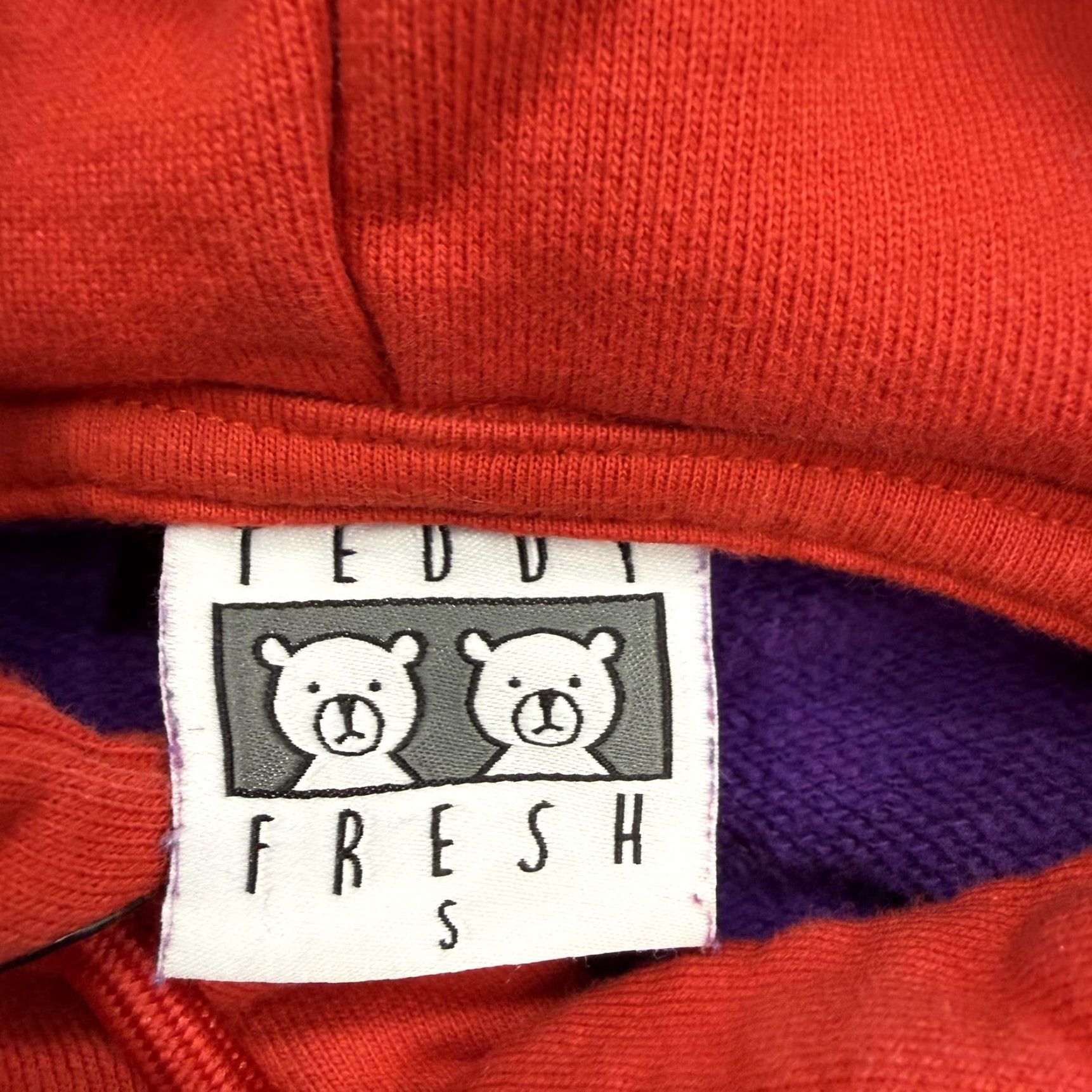 Teddy Fresh Teddy Fresh Hoodie Mens S Colorblock Raglan 100% Cotton Sweatshirt Size US S / EU 44-46 / 1 - 3 Thumbnail