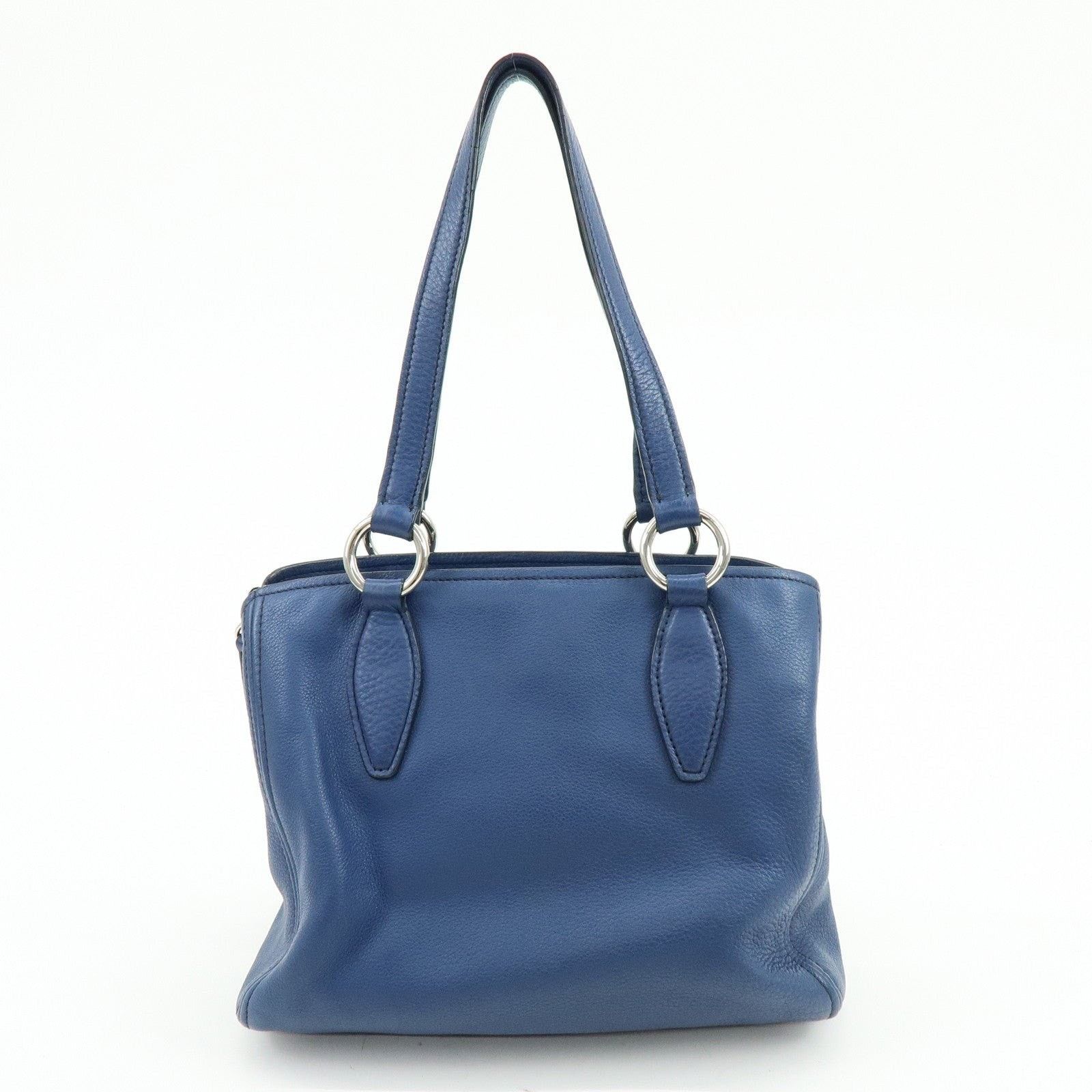 Miu Miu Miu Miu Calfskin Shoulder Bag Blue Size ONE SIZE - 2 Thumbnail