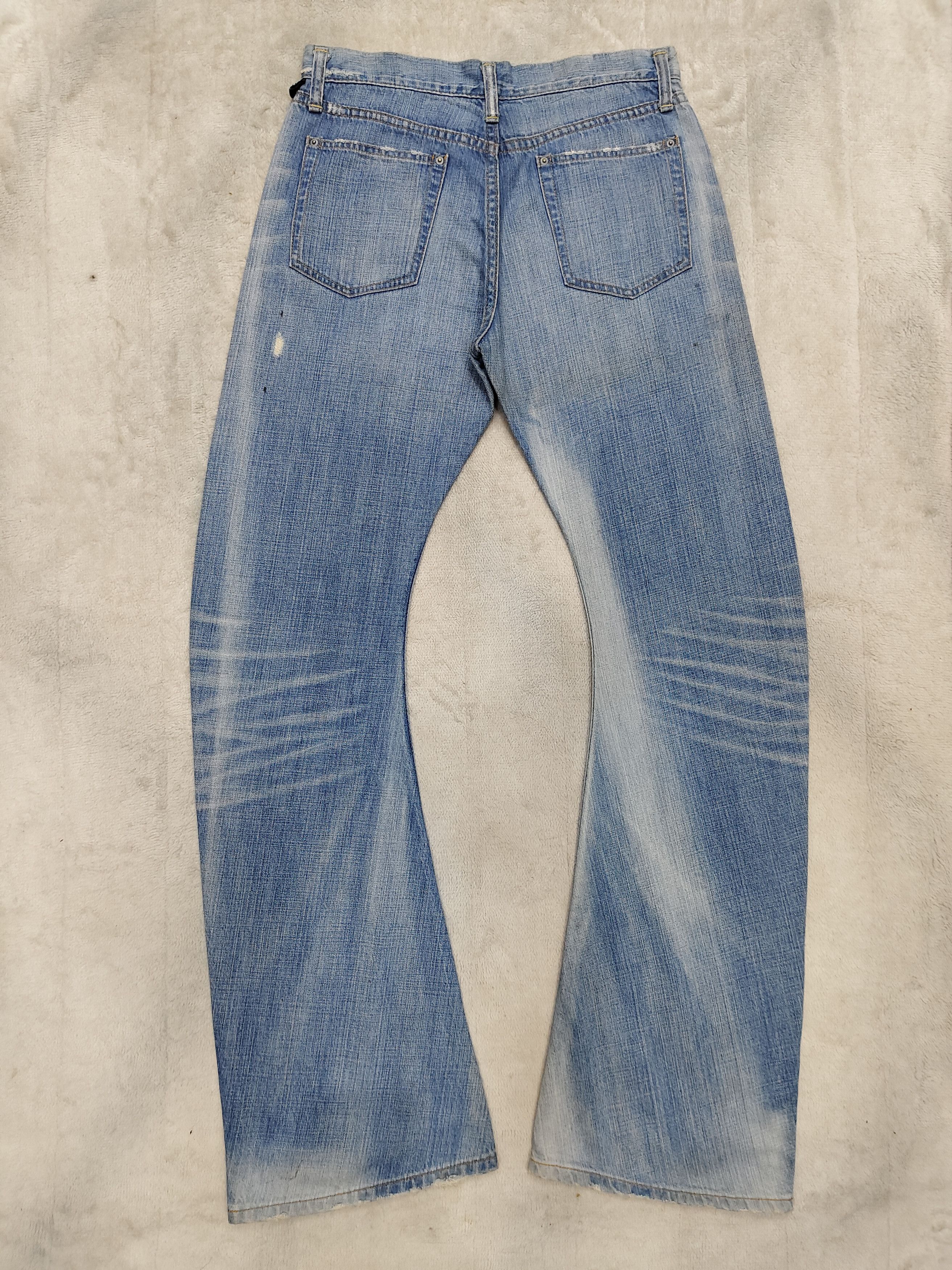 WJK 🇯🇵 Heavy Whisker Faded Raw Vintage Straight Jeans