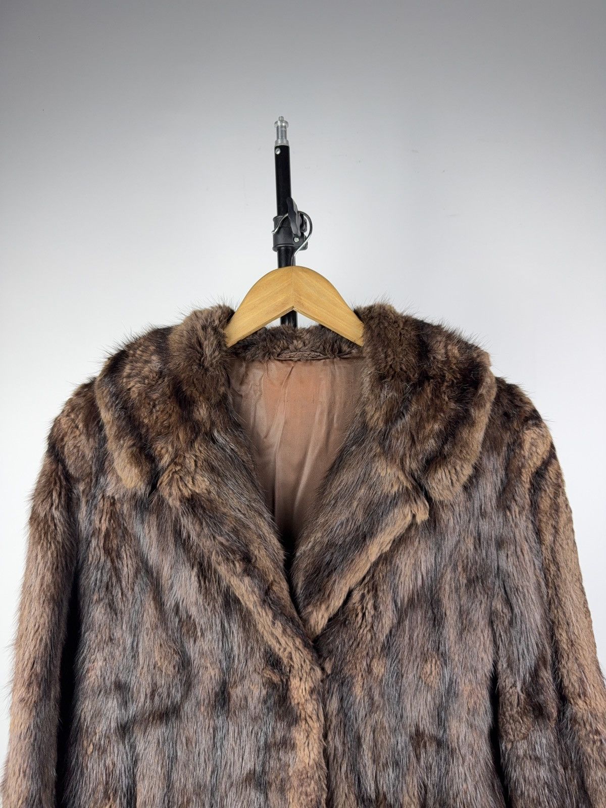 Japanese Brand Vintage Real Mink Fur Coat Brown Classic Long Jacket Size M / US 6-8 / IT 42-44 - 2 Thumbnail