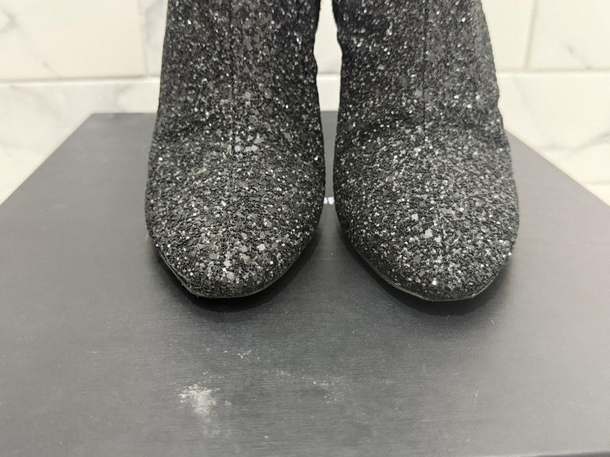 Saint Laurent Paris Saint Laurent Lou Glitter Ankle Boot Size US 9 / IT 39 - 12 Thumbnail