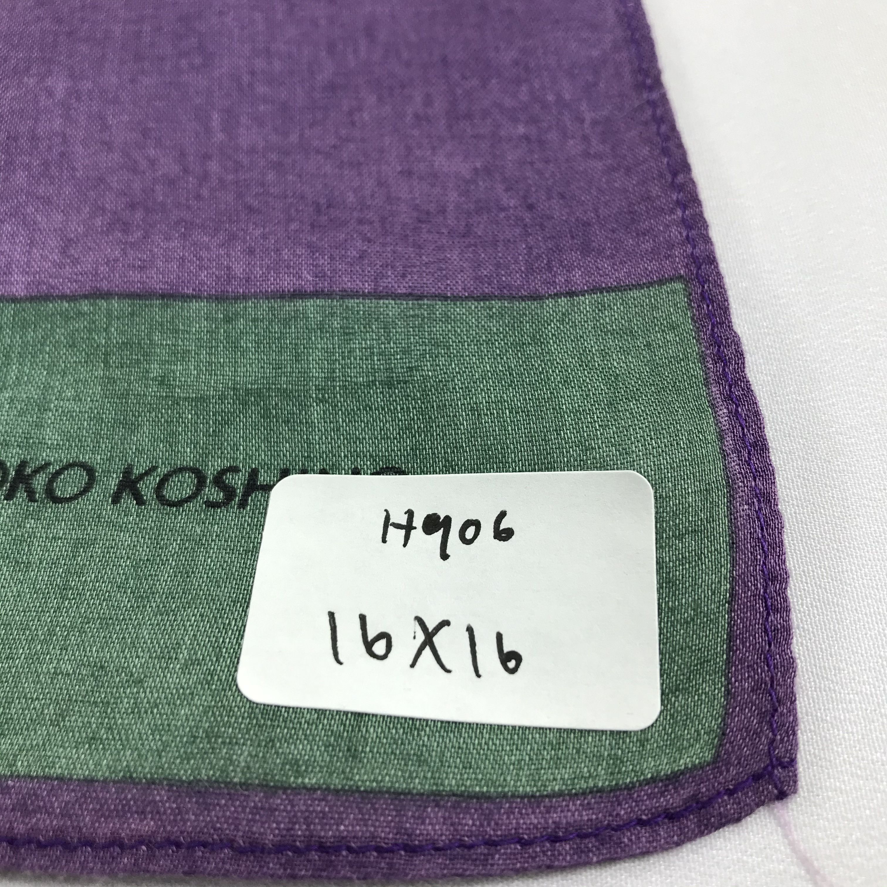 Hiroko Koshino Homme Hiroko Koshino Handkerchief Neckerchief Bandana H906 Size ONE SIZE - 9 Thumbnail
