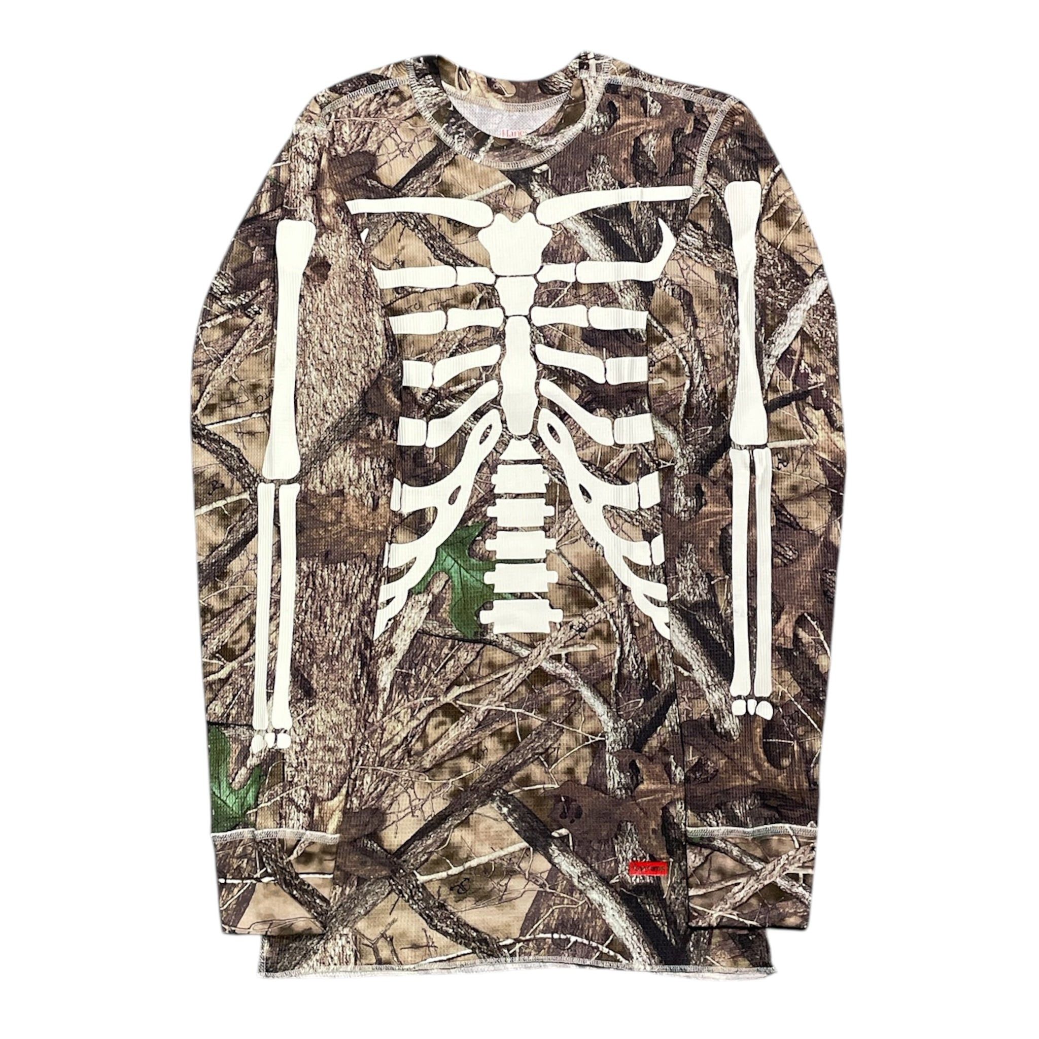Supreme x Hanes Bones Thermal Crew Black – blueandcream