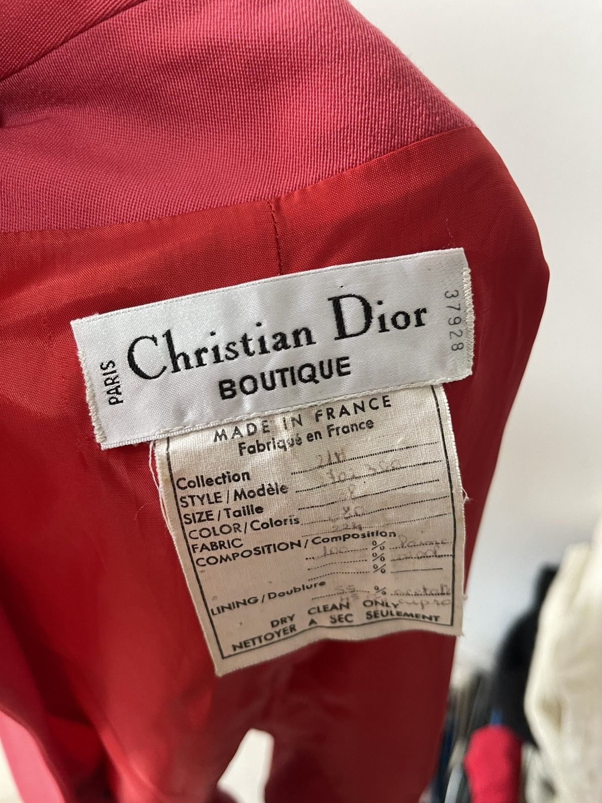 Dior 80s Christian Dior Boutique By GIANFRANCO FERRE Size S / US 4 / IT 40 - 12 Thumbnail