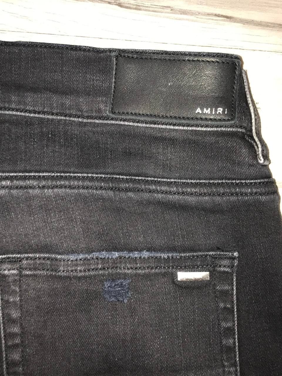 Amiri Amiri Paint Drip Logo jeans Size US 33 - 8 Thumbnail