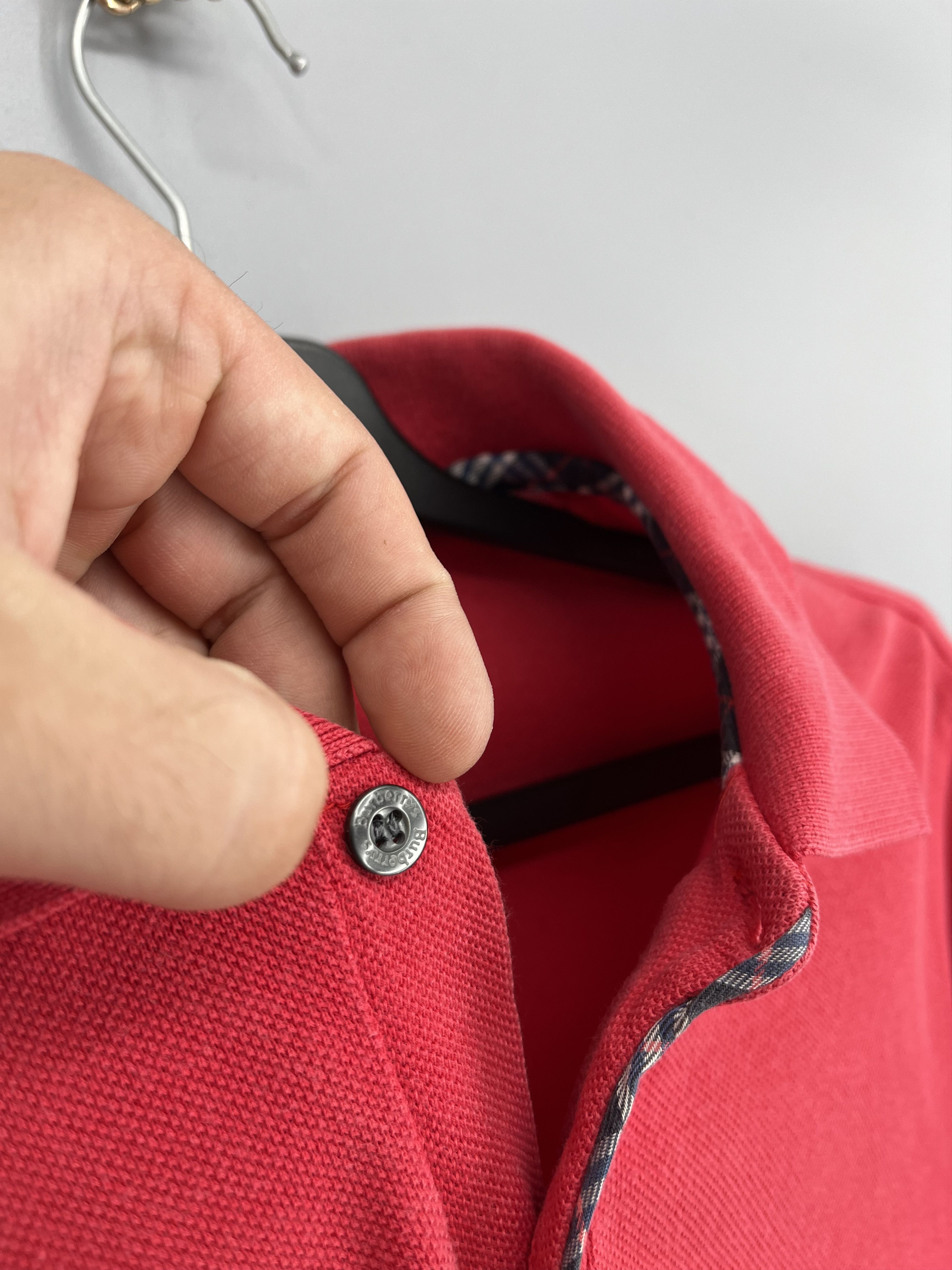 Burberry Vintage Burberry Red Polo T-Shirt Size US M / EU 48-50 / 2 - 8 Thumbnail