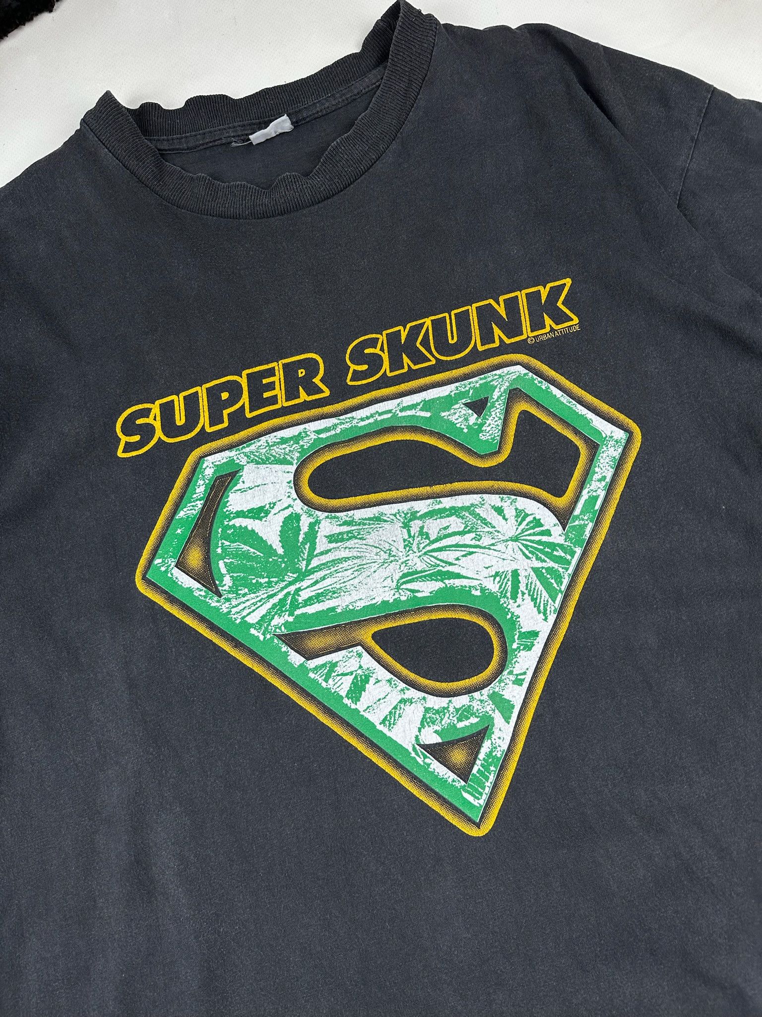 Vintage Vintage Super Skunk Urban Attitude T-shirt weed marijuana Size US L / EU 52-54 / 3 - 5 Thumbnail