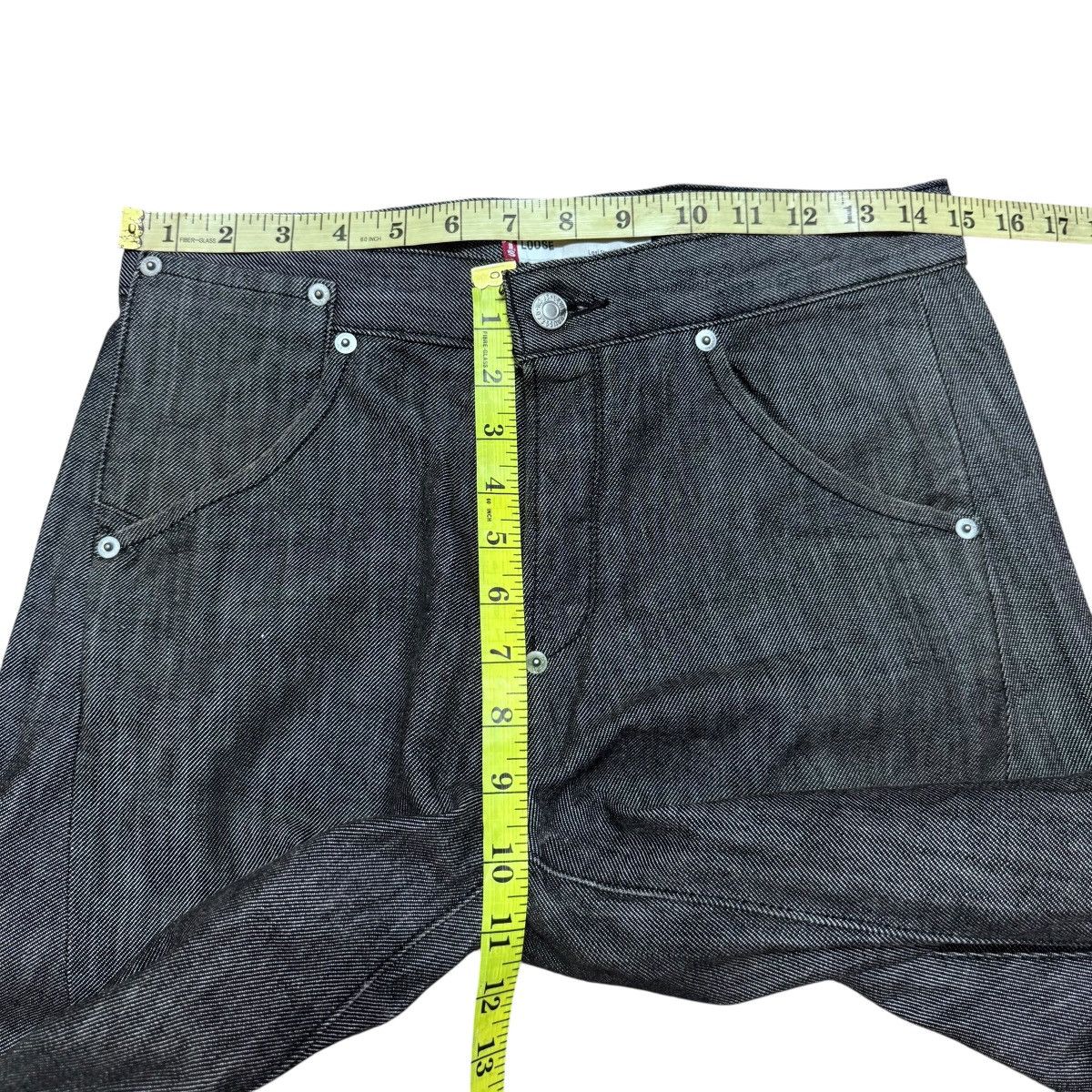 Levi's Vintage Levis Engineered Black Denim Jeans Twisted cut Size US 29 - 16 Thumbnail