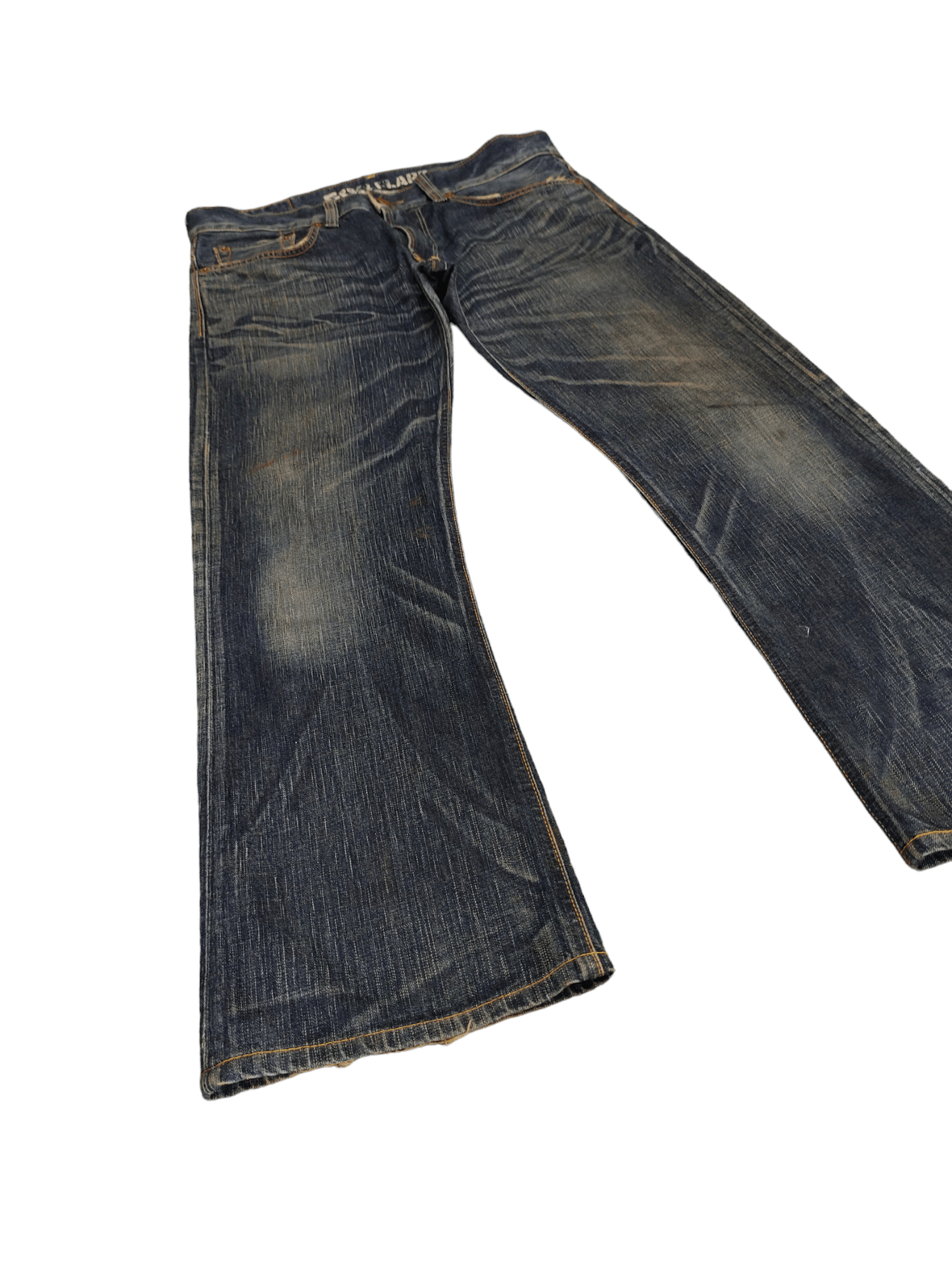 If Six Was Nine Flare Jean Edwin 503 Flare Clawmark Denim Bootcut Mudmax Goa Size US 34 / EU 50 - 2 Thumbnail