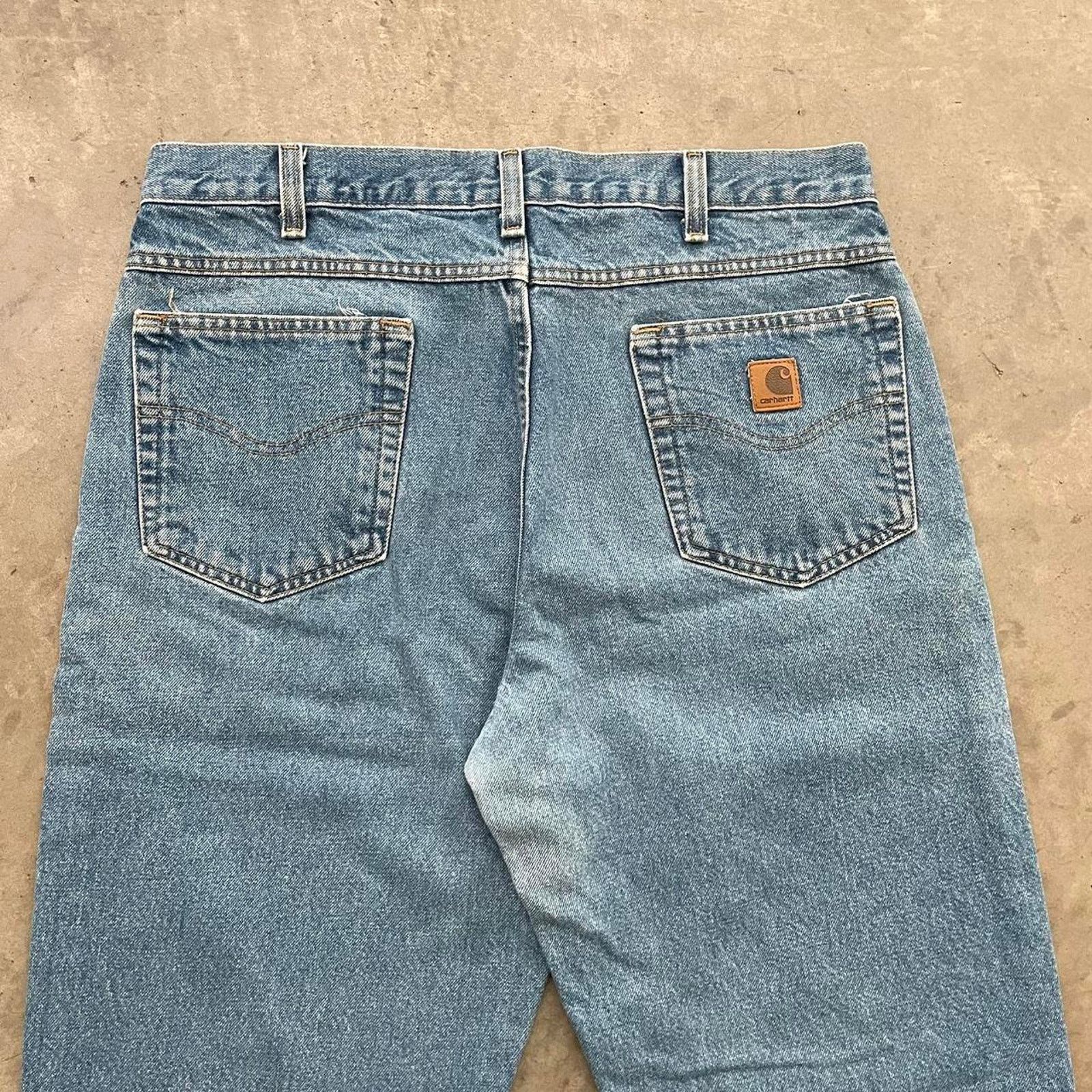 Carhartt Vintage Carhartt Medium Washed Denim Jeans Size US 36 / EU 52 - 5 Thumbnail