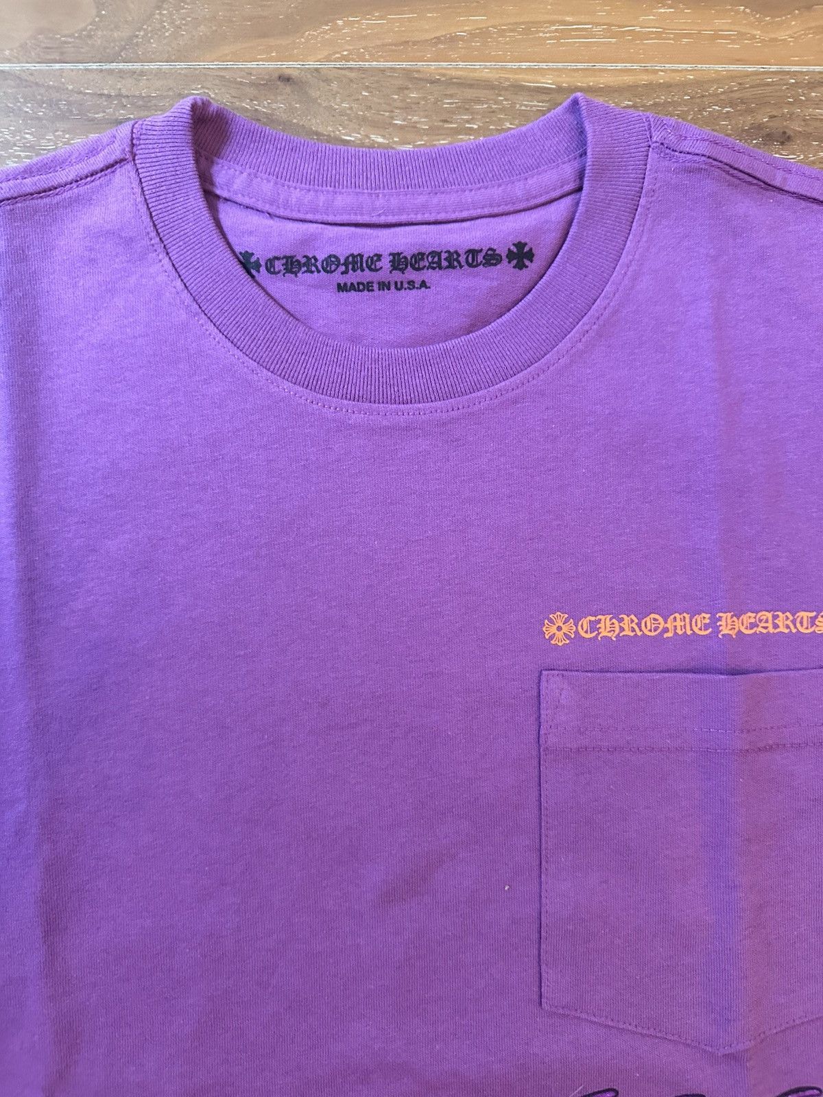 Chrome Hearts Chrome Hearts X Matty Boy Purple Tee XL Size US XL / EU 56 / 4 - 4 Thumbnail