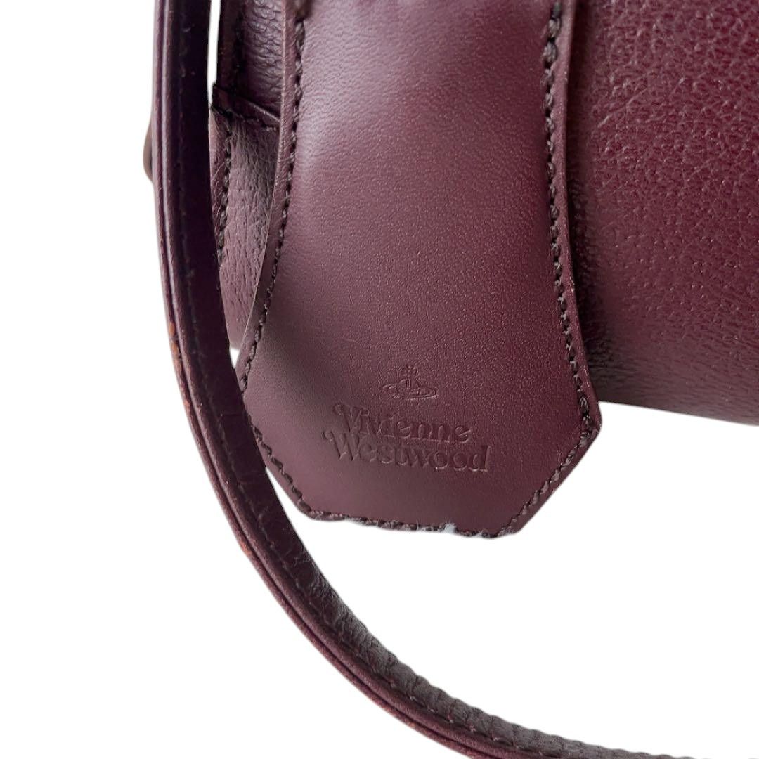 Vivienne Westwood Vivienne Westwood - Mini Bordeaux Gold Orb Shoulder Bag Size ONE SIZE - 3 Thumbnail