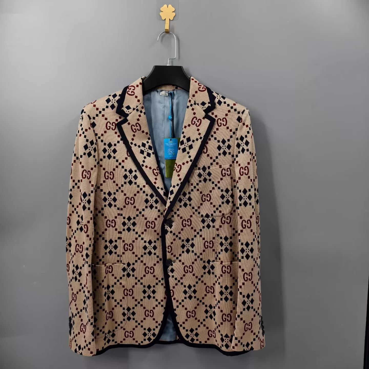 Gucci GUCCI GG Monogram All-Over Print Blazer Size 50R - 1 Thumbnail