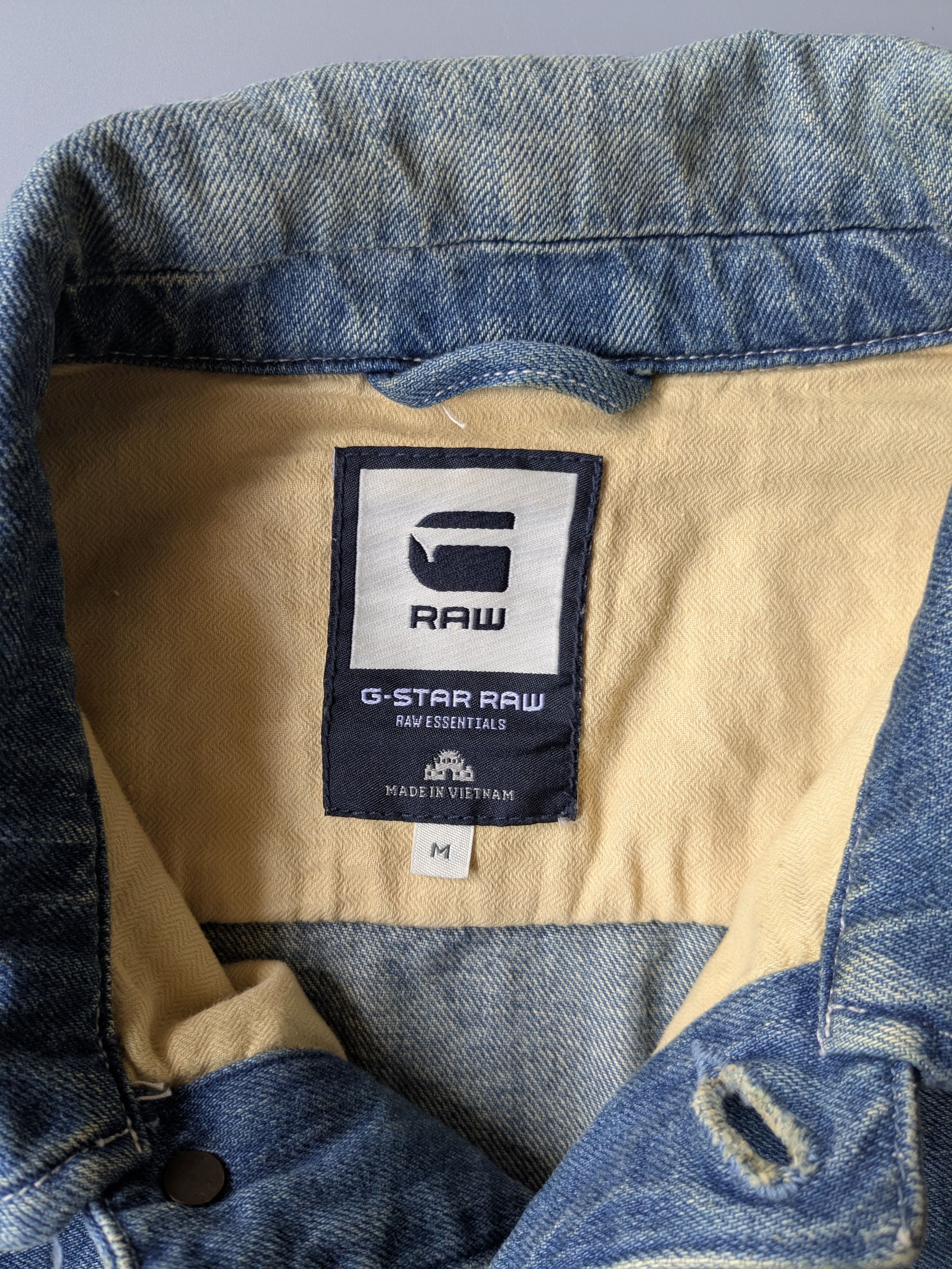 Diesel G Star Raw Type 3 buckle back trucker jeans Size US M / EU 48-50 / 2 - 9 Thumbnail