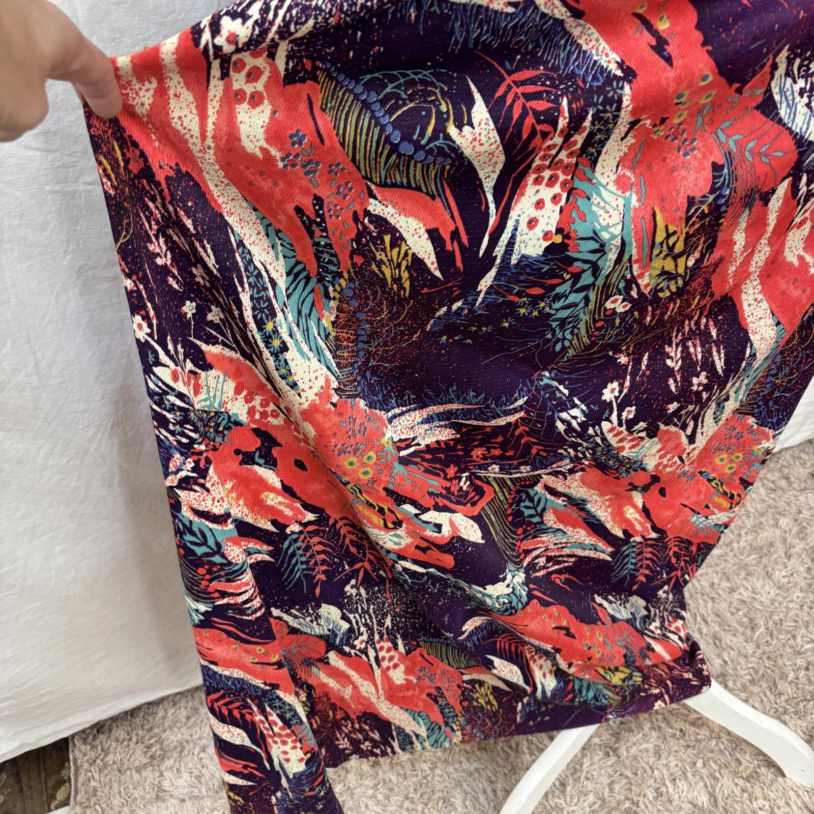 Other Vtg 70s psychedelic abstract dress Size M / US 6-8 / IT 42-44 - 4 Thumbnail