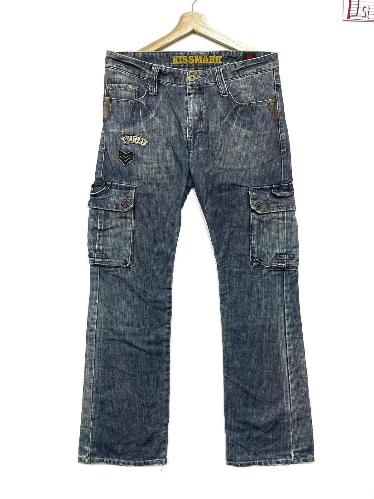 Vintage Y2K Kissmark Military Denim cargo Size US 36 / EU 52 - 1 Thumbnail