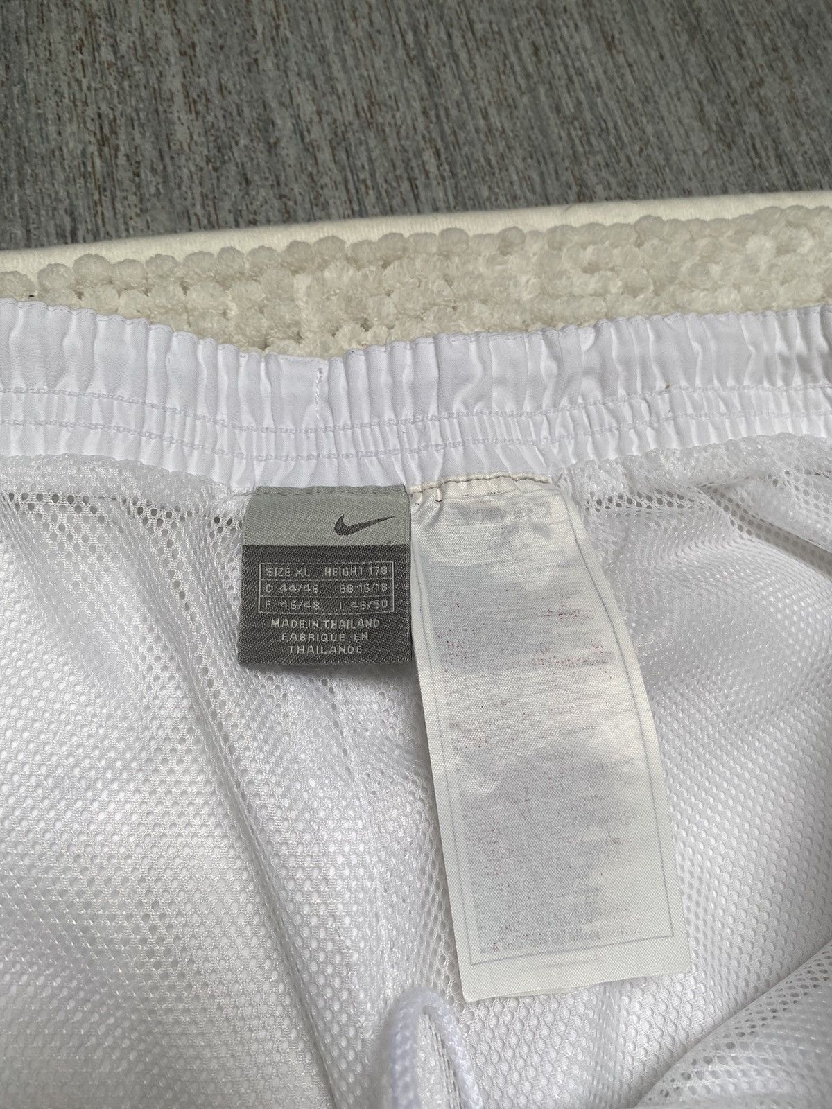 Nike × Vintage Nike Vintage W 3/4 nylon pants swoosh y2k 00s white drill Size 34" / US 12 / IT 48 - 6 Thumbnail