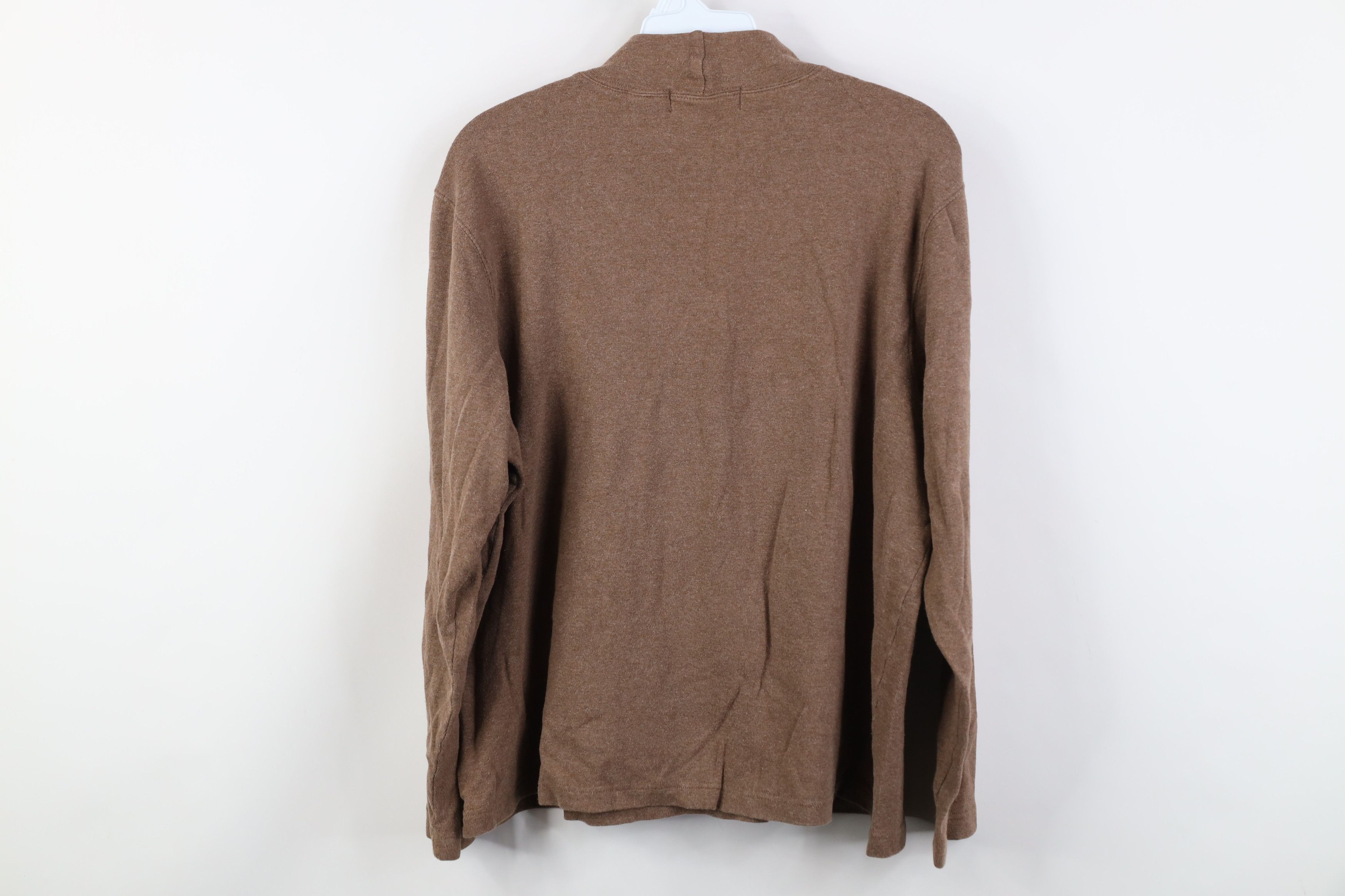 Vintage Vintage 90s Streetwear Mock Neck Long Sleeve T-Shirt USA Size L / US 10 / IT 46 - 7 Thumbnail