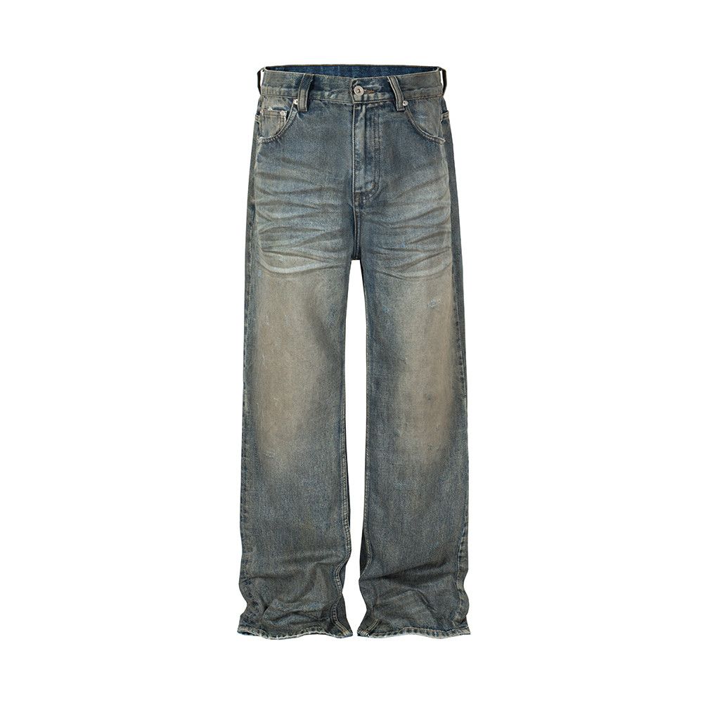 Jean Heavy Dirty Distressed jeans Size US 36 / EU 52 - 3 Thumbnail