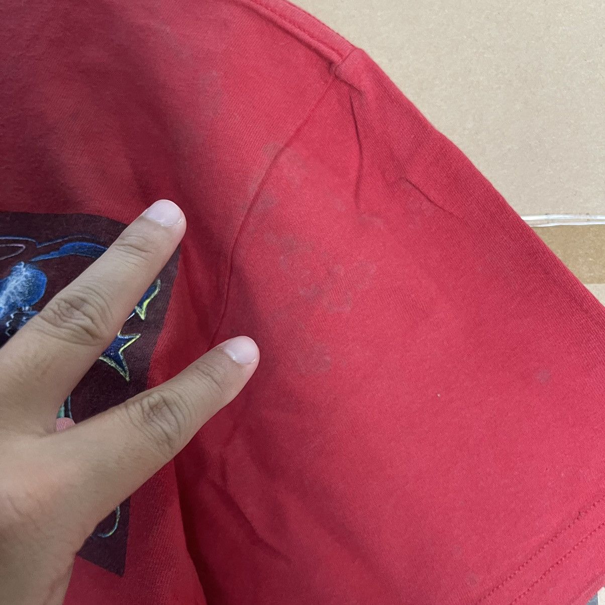 Supreme Supreme Nicholson Red Tee Size US S / EU 44-46 / 1 - 19 Thumbnail
