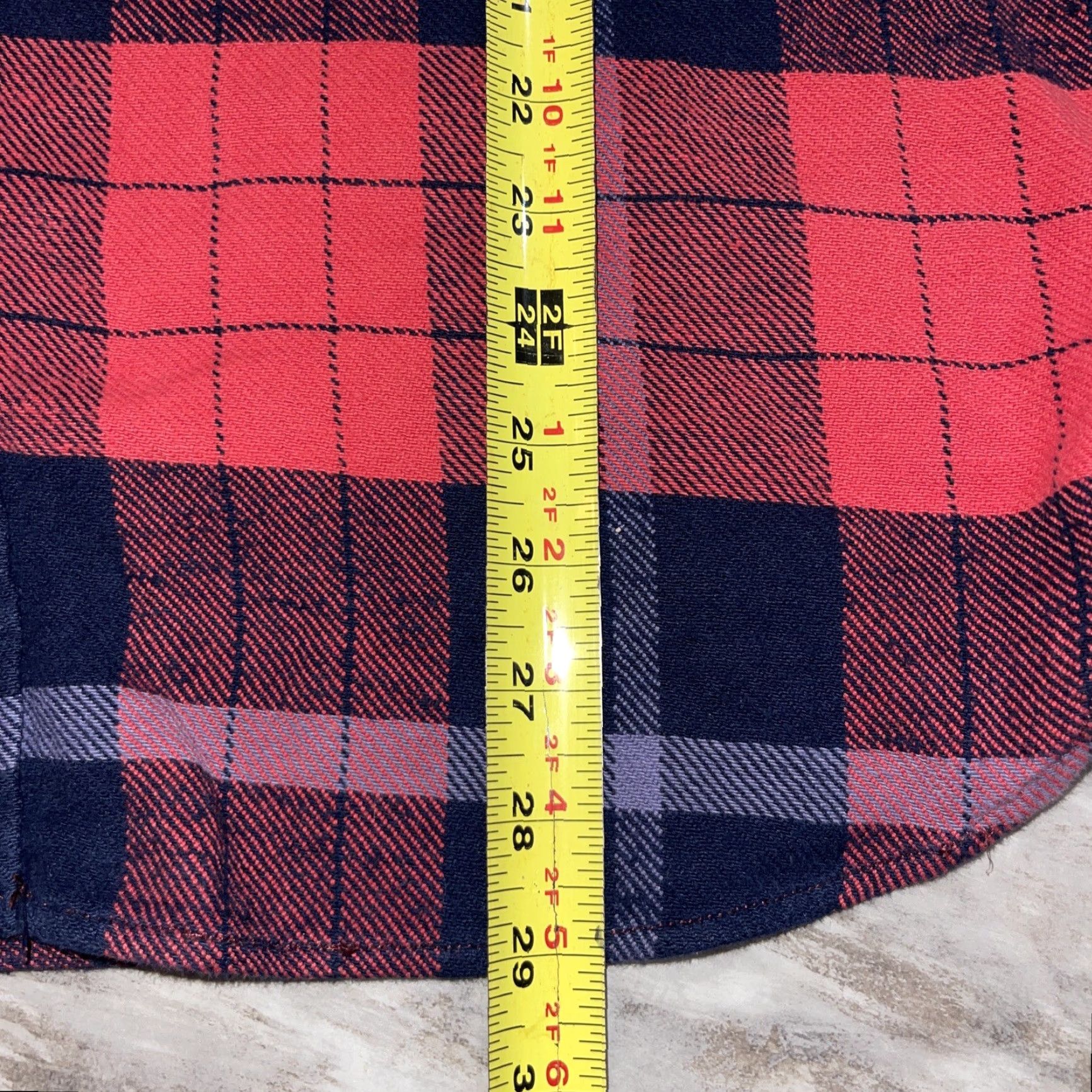 Lucky Brand Lucky Brand Men L Thick Flannel Shirt Red Black Plaid Lumberjack Button Up Shirt Size US L / EU 52-54 / 3 - 7 Thumbnail