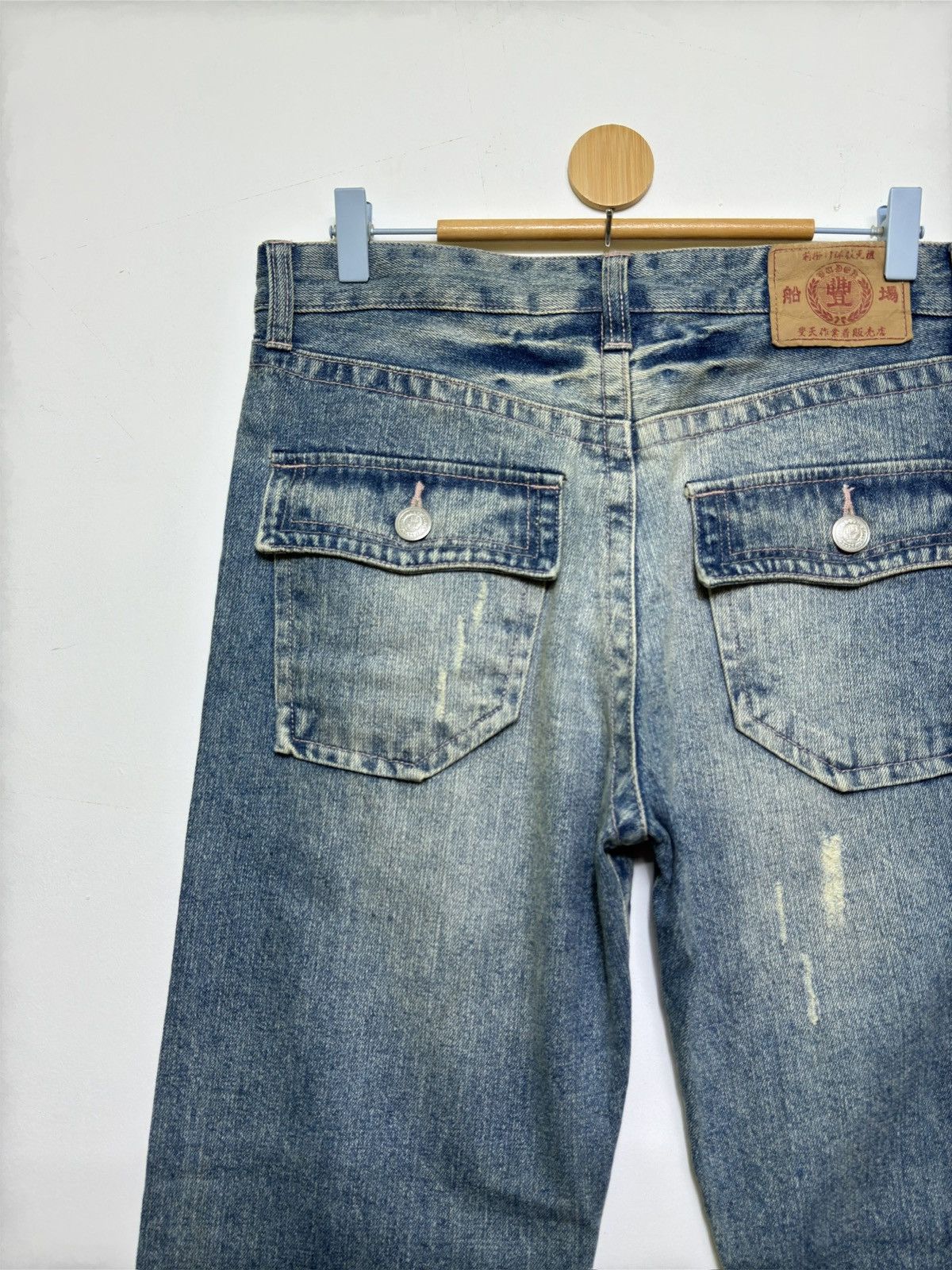 Hysteric Glamour Rare Karakuri Tamashi Sukajan Acid Wash Paint Splash Dragon Size US 32 / EU 48 - 10 Thumbnail