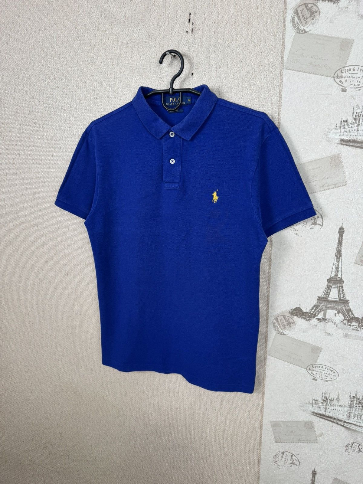 Polo Ralph Lauren 🇺🇸 Polo Ralph Lauren T shirt Men Blue Rare Retro Hype M Size US M / EU 48-50 / 2 - 2 Thumbnail