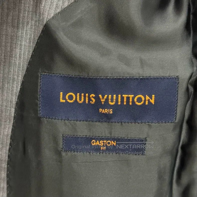 Louis Vuitton Louis Vuitton Gray striped wool blazer Size 54R - 5 Thumbnail