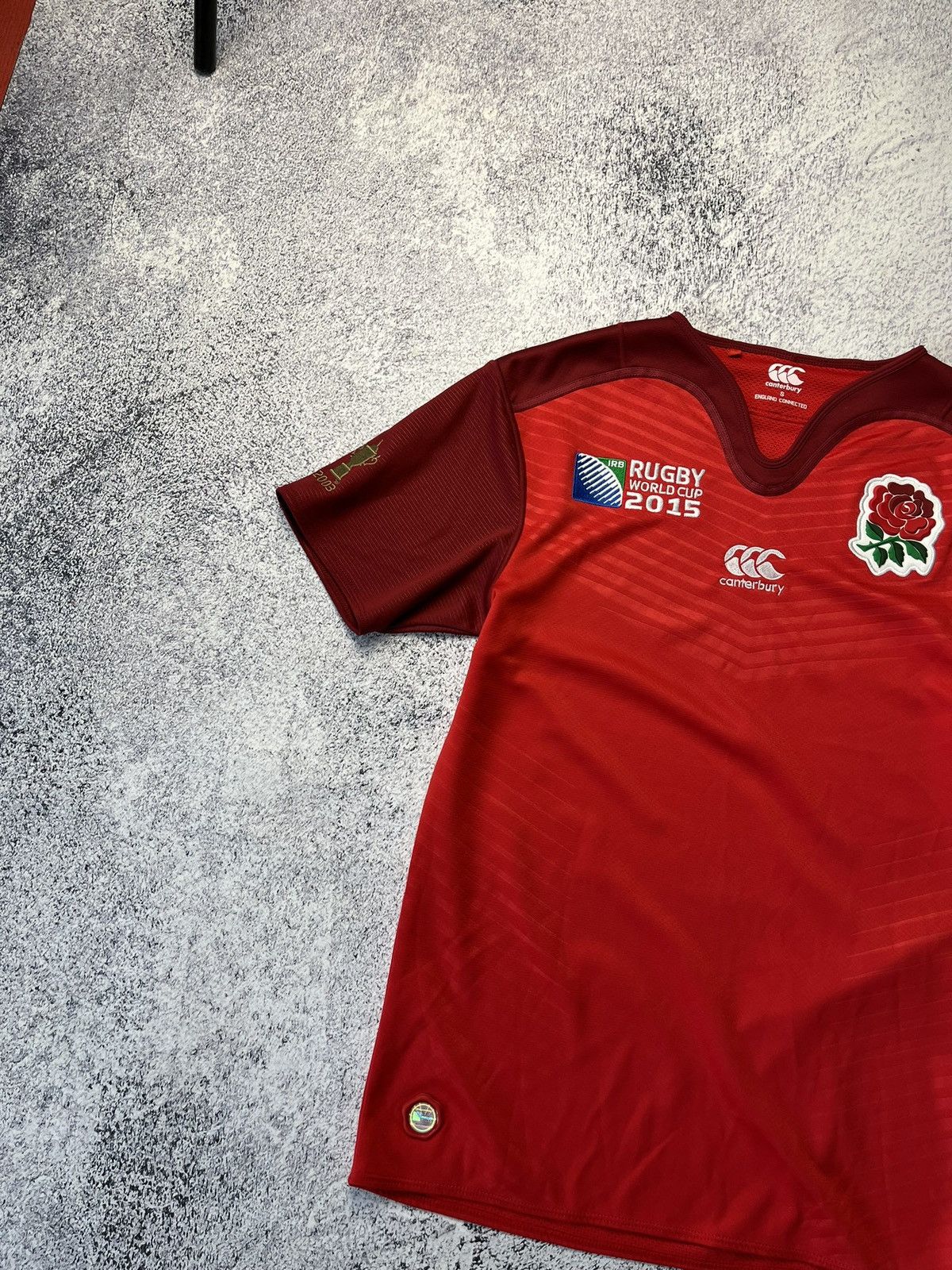 Vintage Canterbury England Rugby Jersey World Cup 2015 Authentic Size US S / EU 44-46 / 1 - 2 Thumbnail