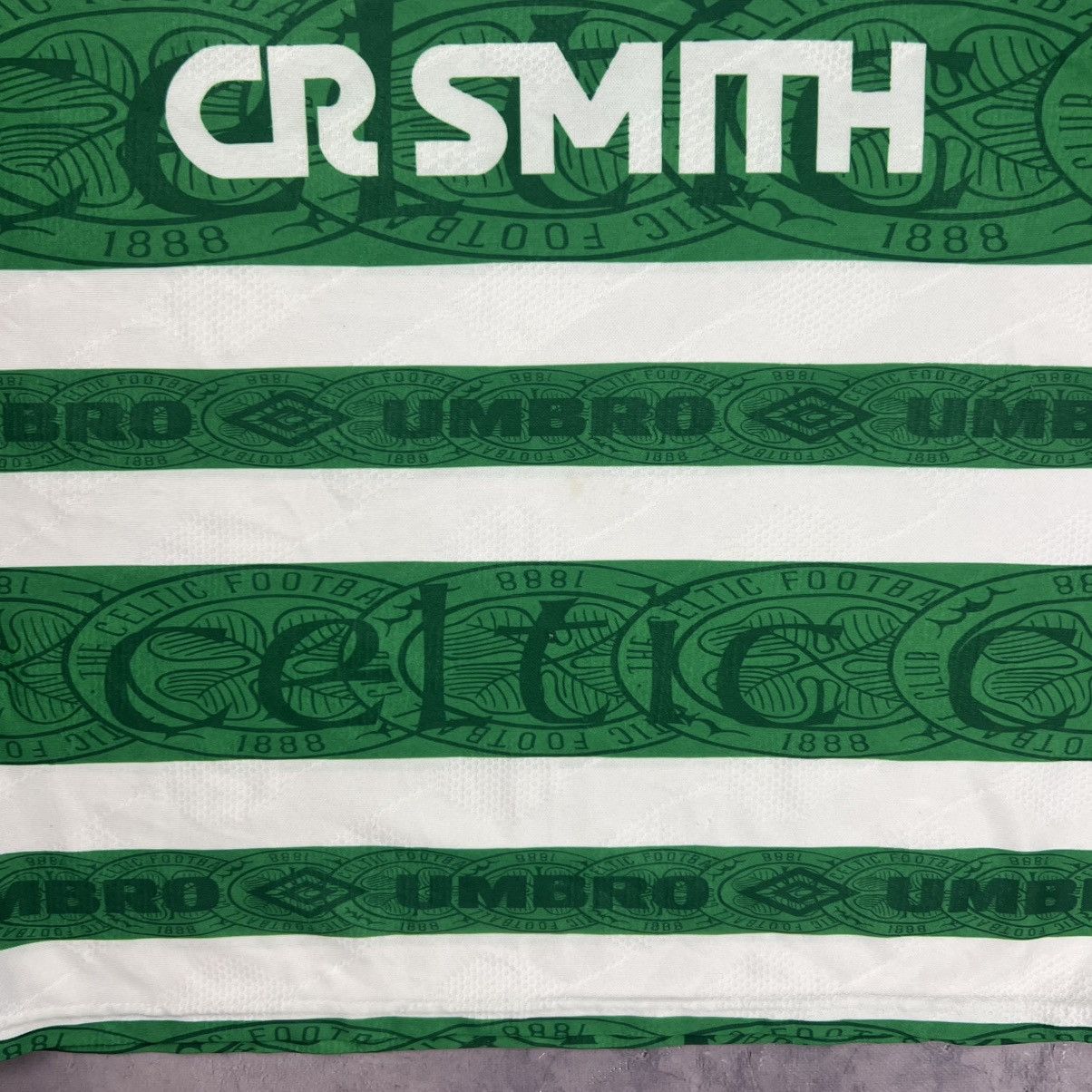 Nike Rare! Celtic 1995/97 Umbro Soccer Jersey Shirt Vintage Size US L / EU 52-54 / 3 - 11 Thumbnail