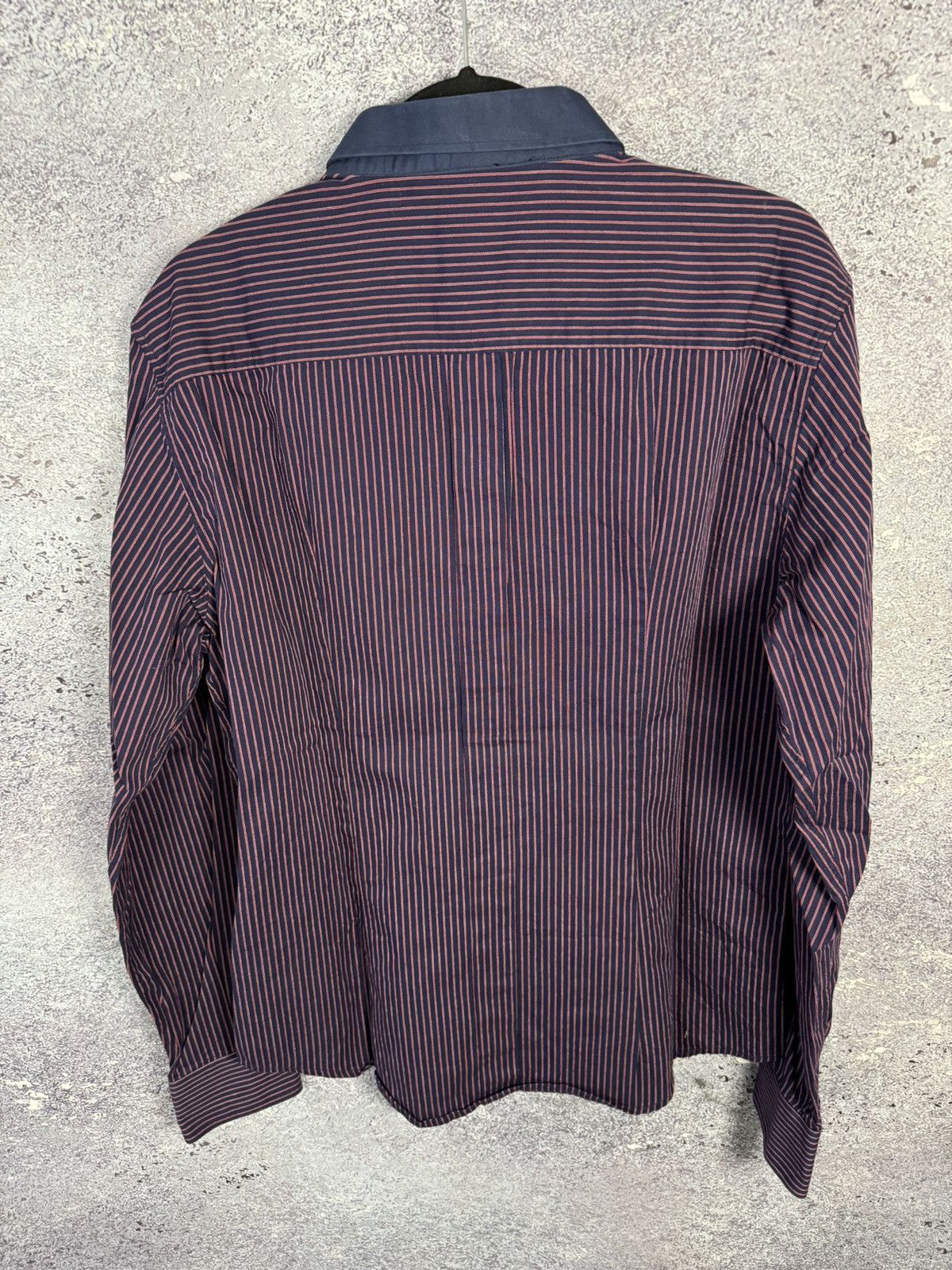 Designer × Dolce & Gabbana × Vintage Vintage Dolce Gabbana Striped Shirt button up y2k oldmoney Size US L / EU 52-54 / 3 - 13 Thumbnail