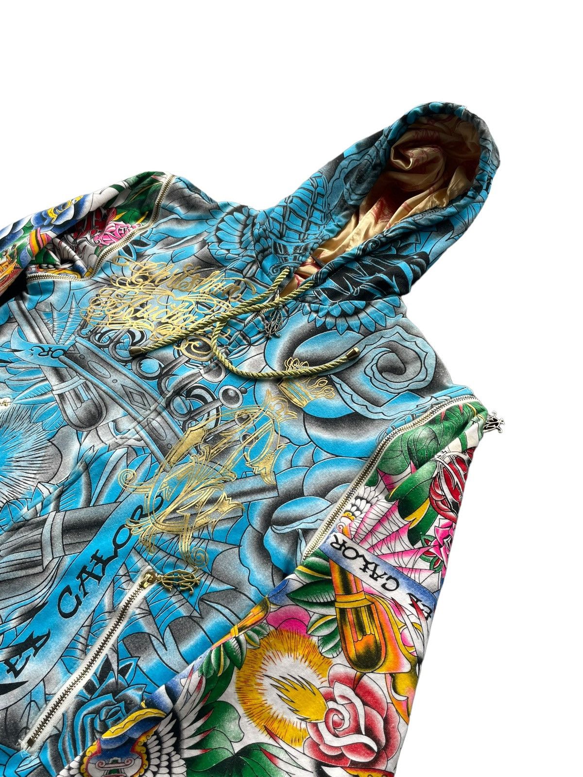 Christian Audigier Christain Audiger Zipper Hoodie Size US M / EU 48-50 / 2 - 3 Thumbnail