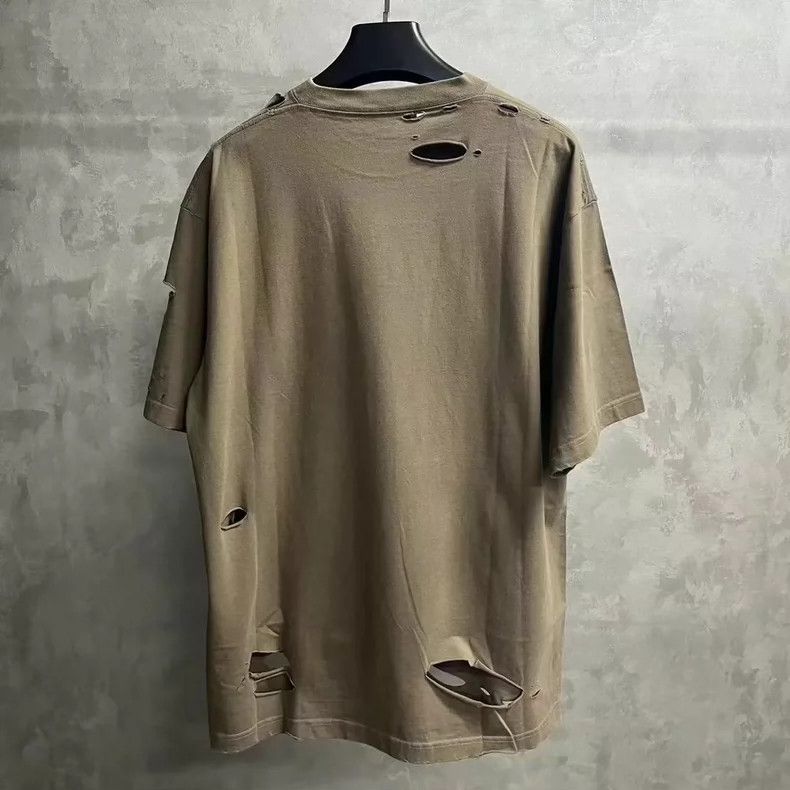 Balenciaga Balenciaga Grey solid logo printed short sleeve T-shirt Size US XS / EU 42 / 0 - 2 Thumbnail
