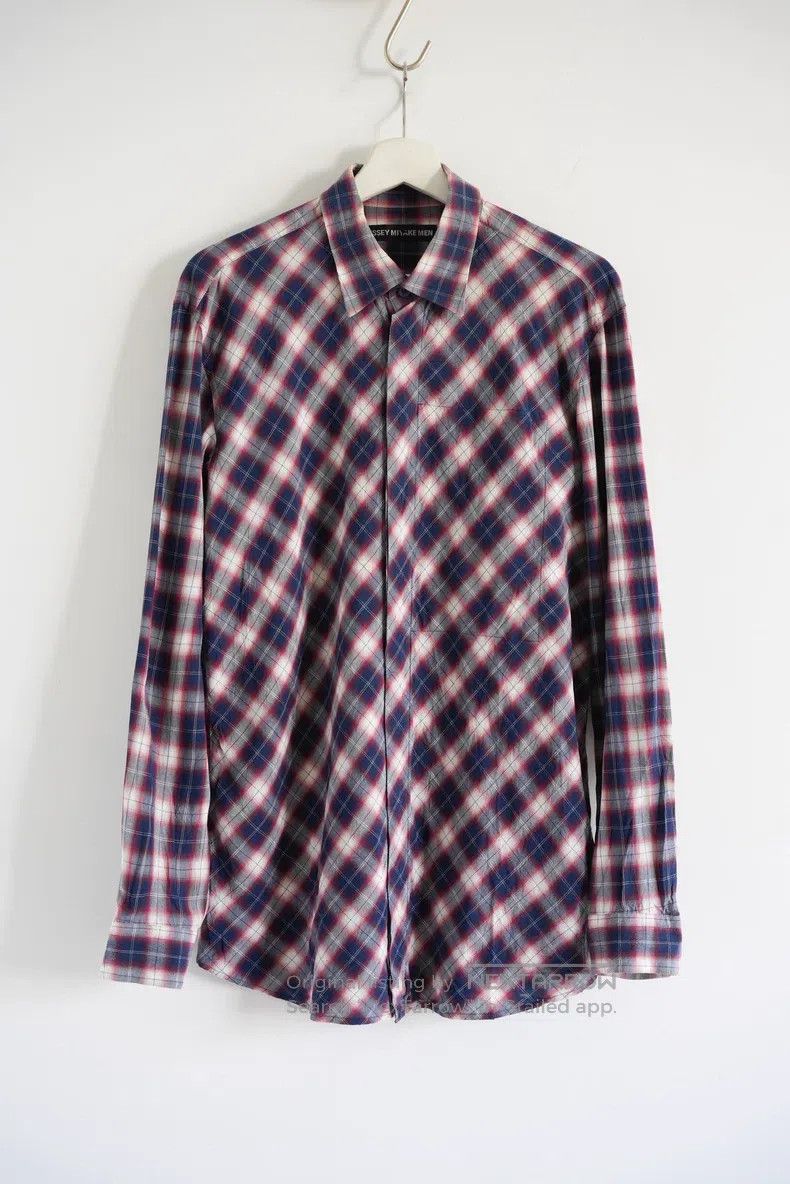 Issey Miyake Issey Miyake Diamond Pattern Shirt Size US M / EU 48-50 / 2 - 1 Thumbnail