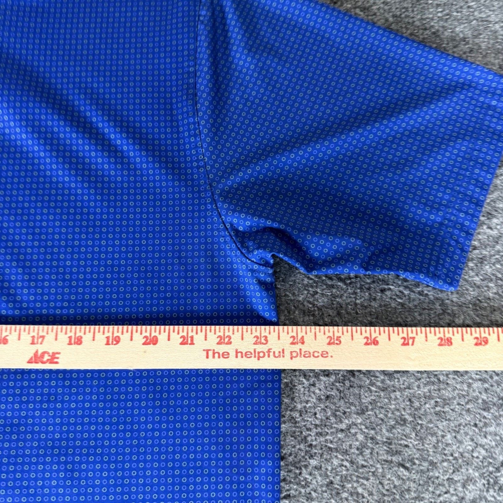 Other Turtleson Golf Polo Shirt Mens Large Blue Geometric Size US L / EU 52-54 / 3 - 5 Thumbnail
