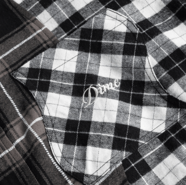 Dime Dime Triple Plaid Shirt Black • M Size US M / EU 48-50 / 2 - 2 Thumbnail