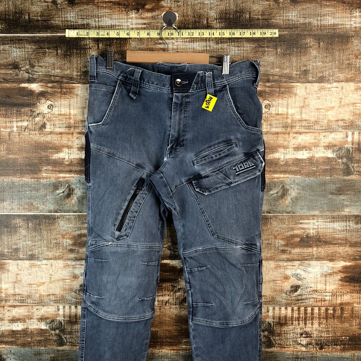 Japanese Brand Tora japan vintage ripped Blue Denim Pants #A2159 Size US 32 / EU 48 - 2 Thumbnail