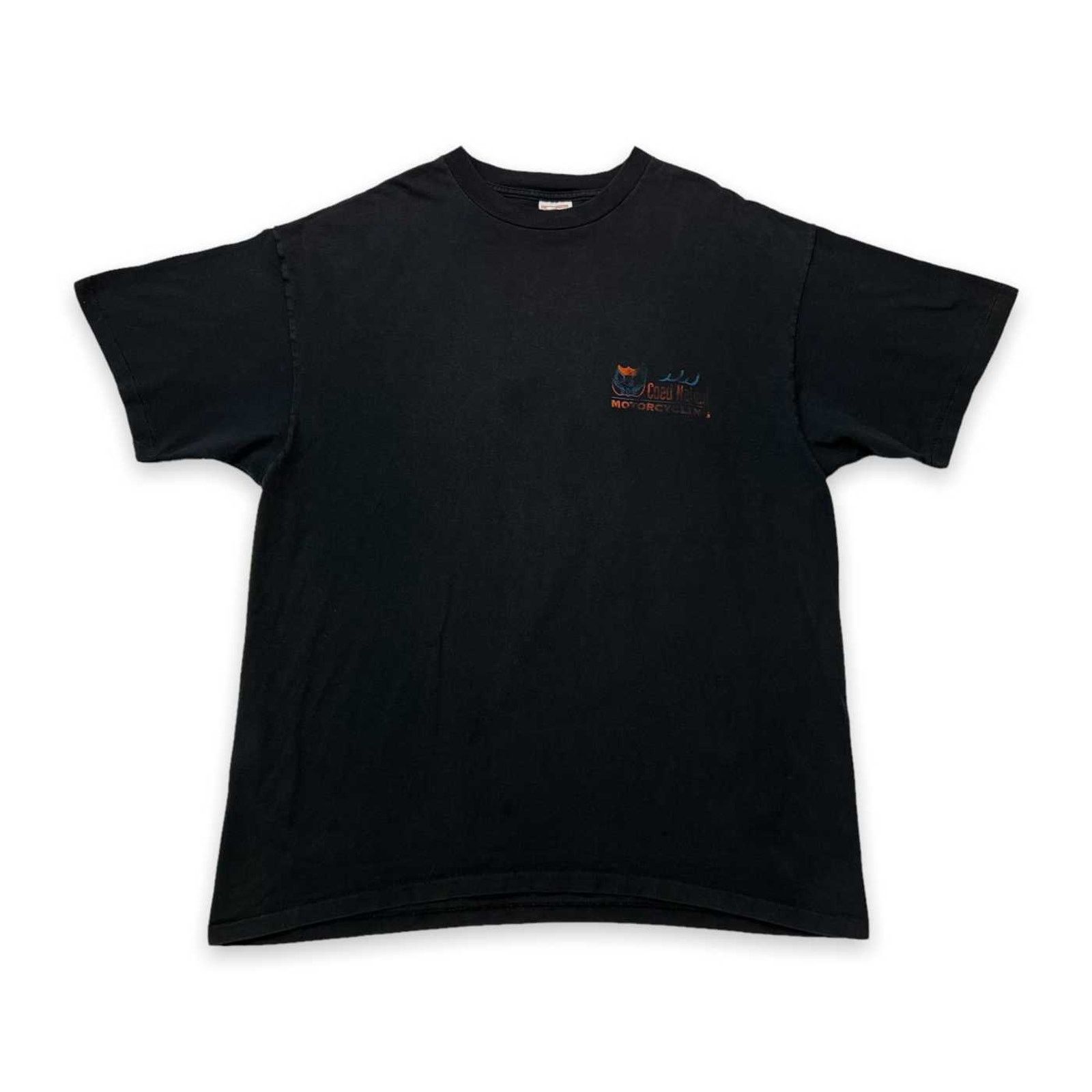 Harley Davidson × Vintage Vintage 90s Cohed Naked T Shirt Motorcycle Graphic Biker Tee Size US XL / EU 56 / 4 - 4 Thumbnail