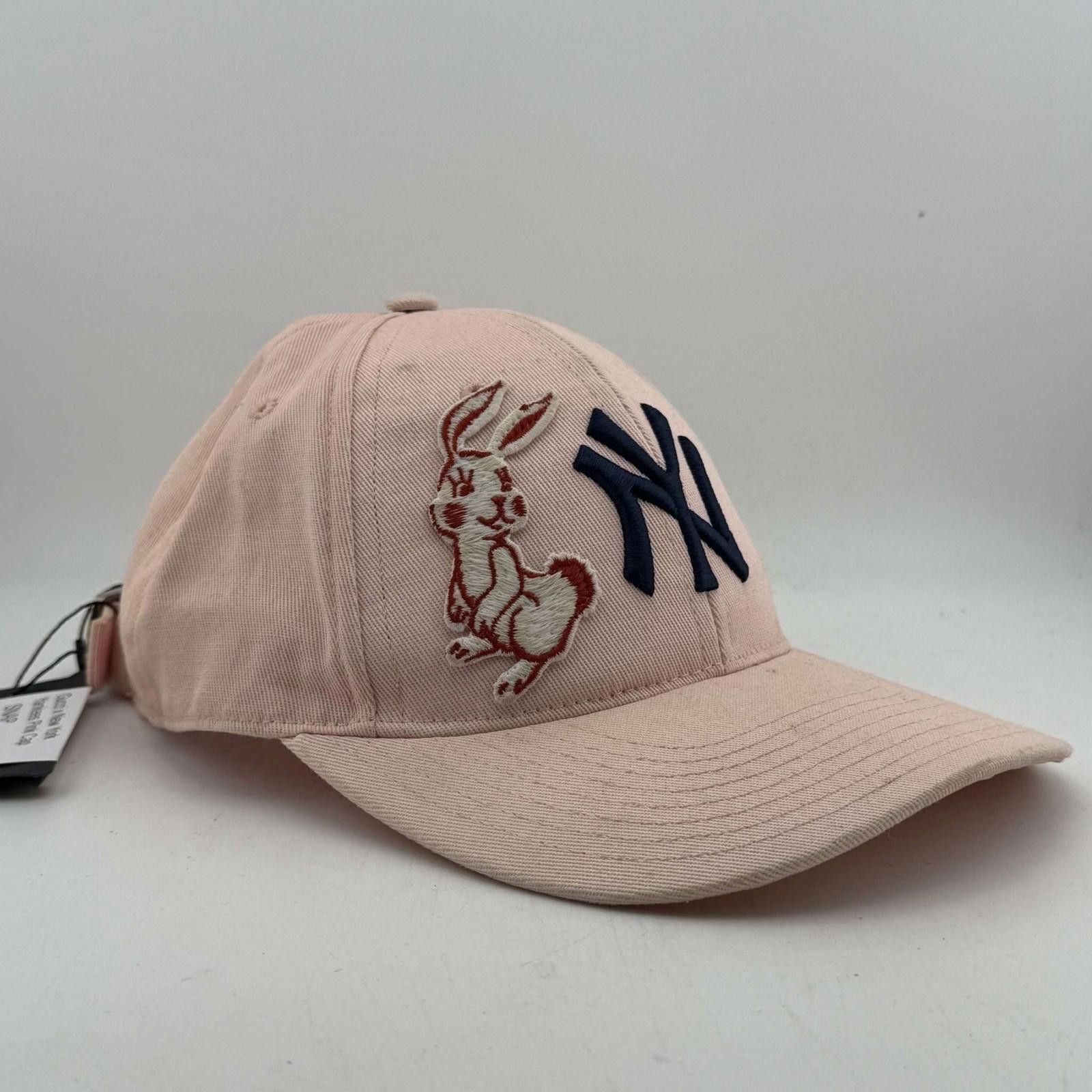 Gucci Gucci x New York Yankees Pink Cap Size ONE SIZE - 6 Thumbnail