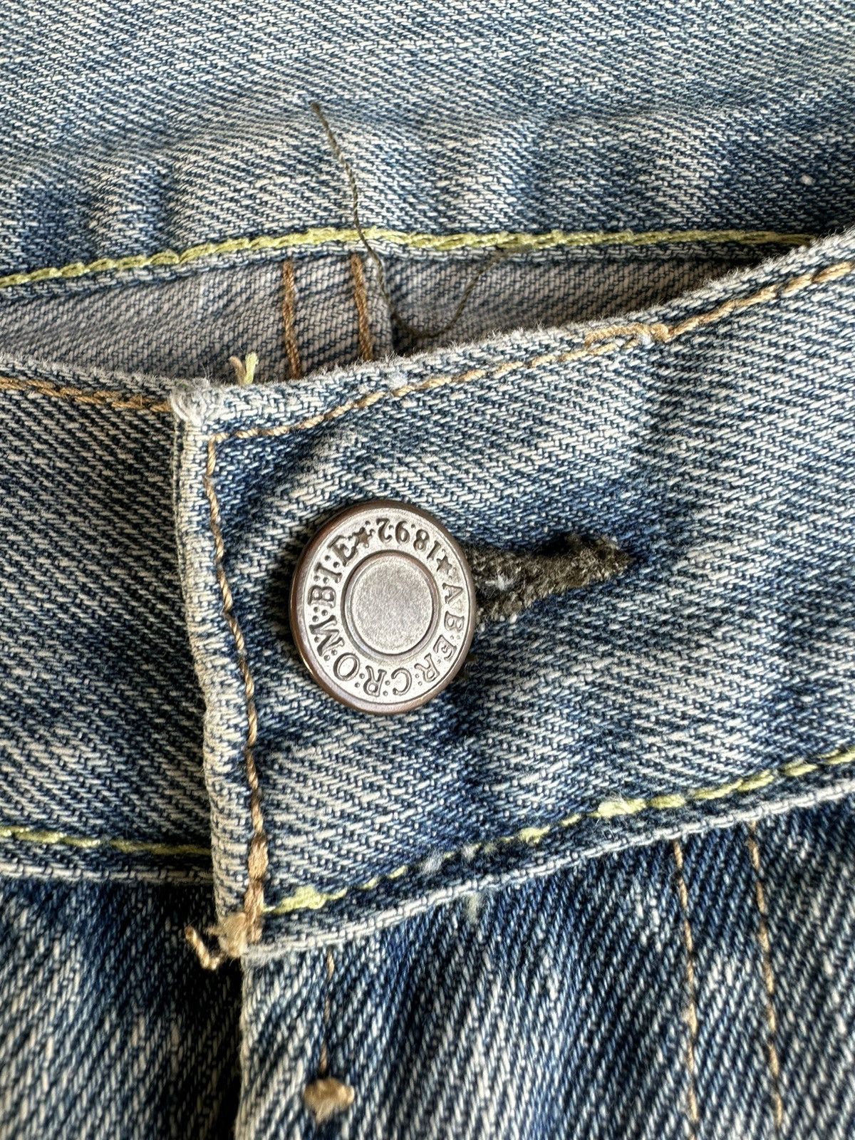Abercrombie & Fitch Abercrombie Fitch Baggy Boot Distressed Denim 34x31 D335 Size US 34 / EU 50 - 14 Thumbnail