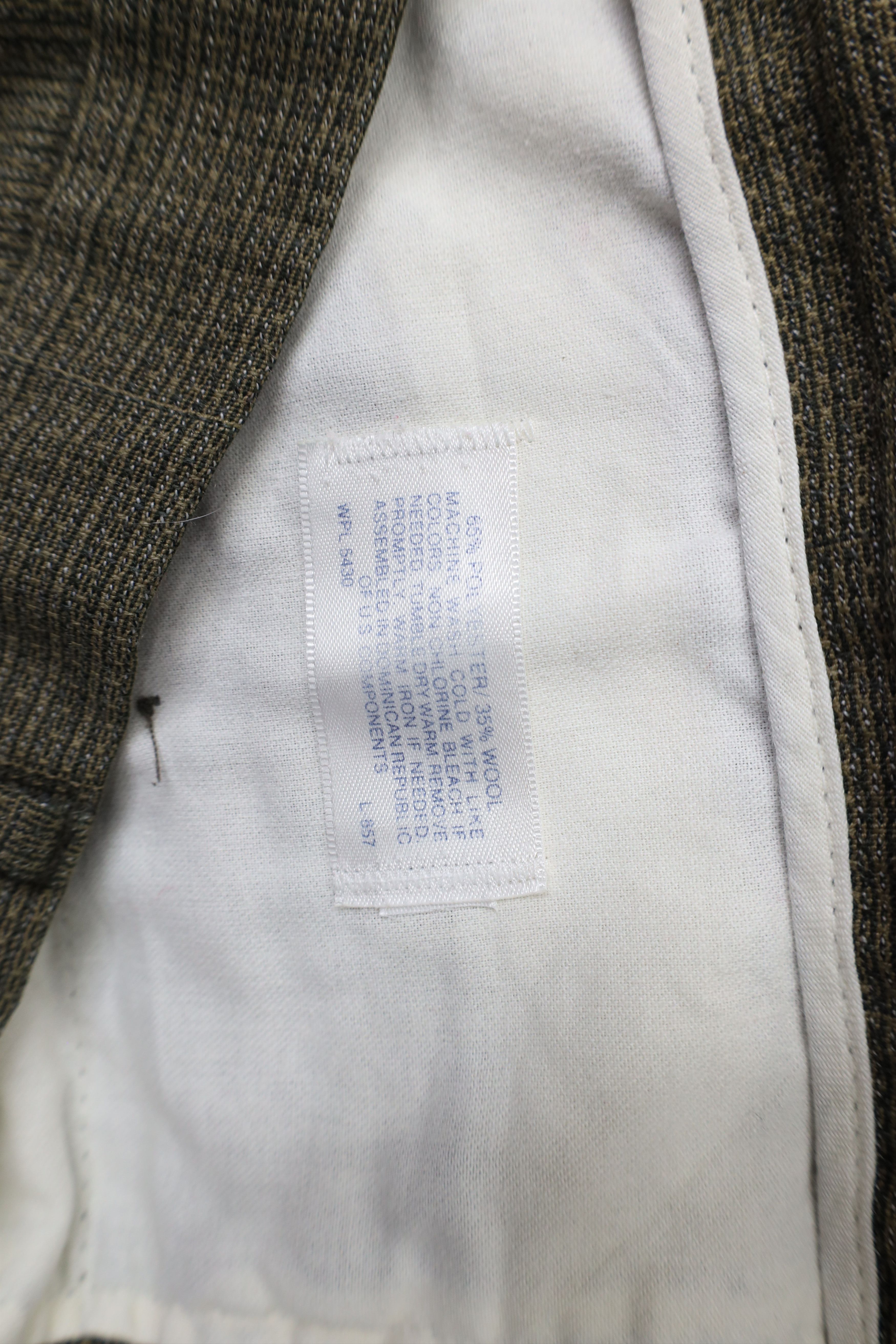Vintage Vintage 90s Streetwear Wool Blend Wide Leg Chino Pants Size US 36 / EU 52 - 8 Thumbnail
