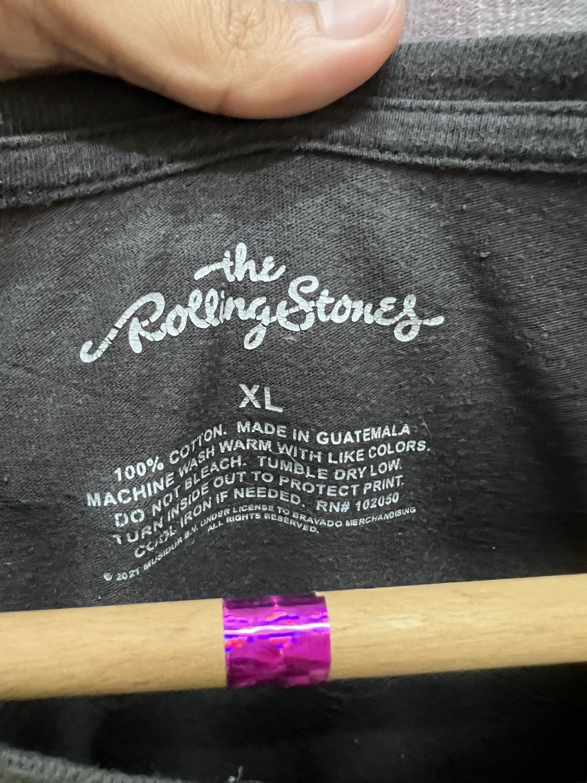 Band Tees Faded Rolling Stones 1975 US Tour Repro Vintage Band Tee Size US L / EU 52-54 / 3 - 4 Thumbnail