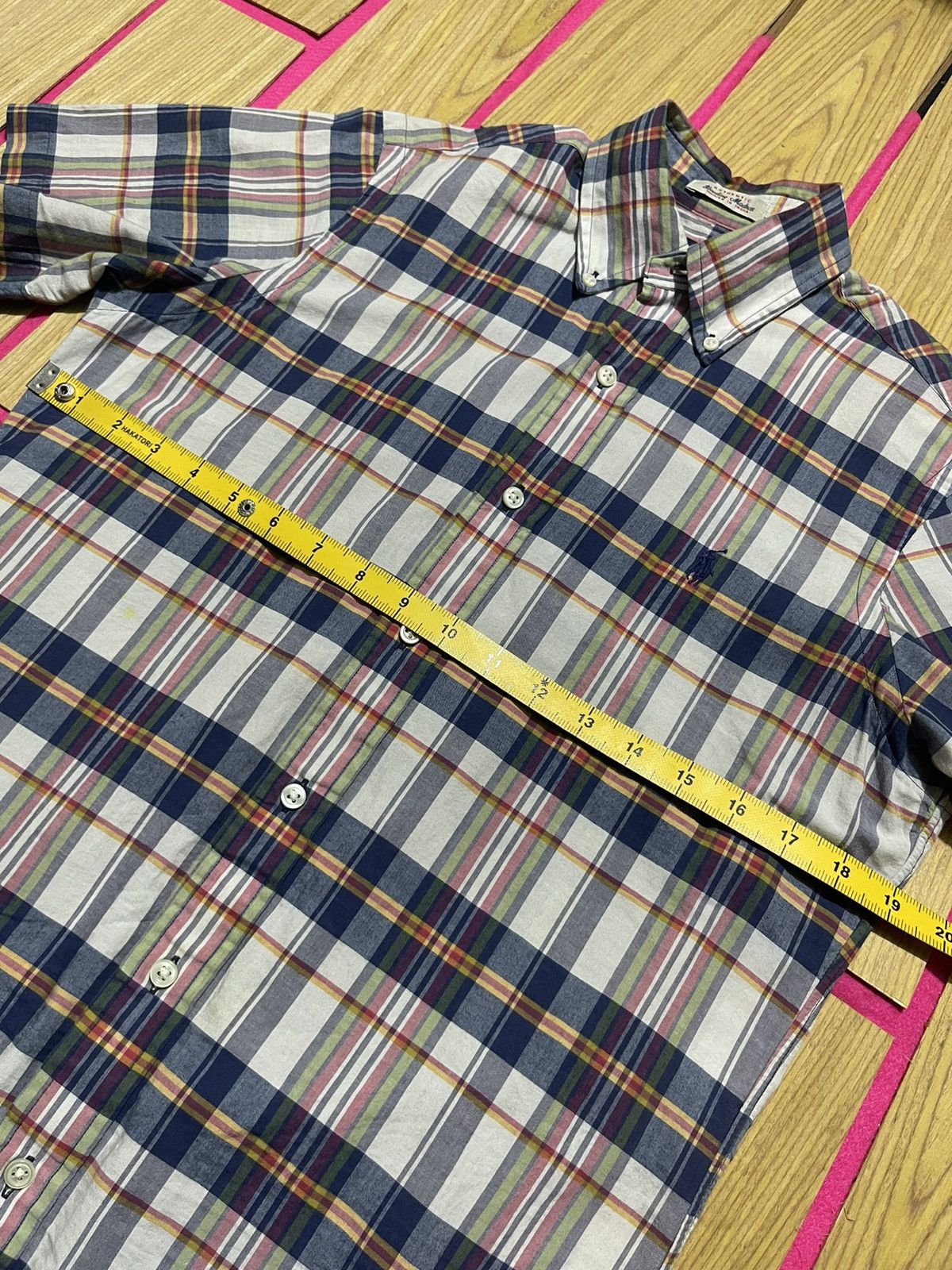 Ralph Lauren Y2K RALPH LAUREN checkered short sleeve t-shirt Size US M / EU 48-50 / 2 - 9 Thumbnail