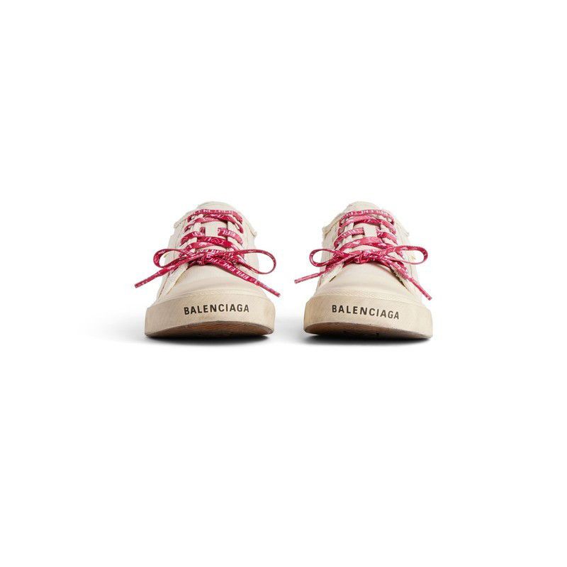 Balenciaga o1s1rm0725 Paris Mules in Light Beige Size US 6 / IT 36 - 3 Thumbnail