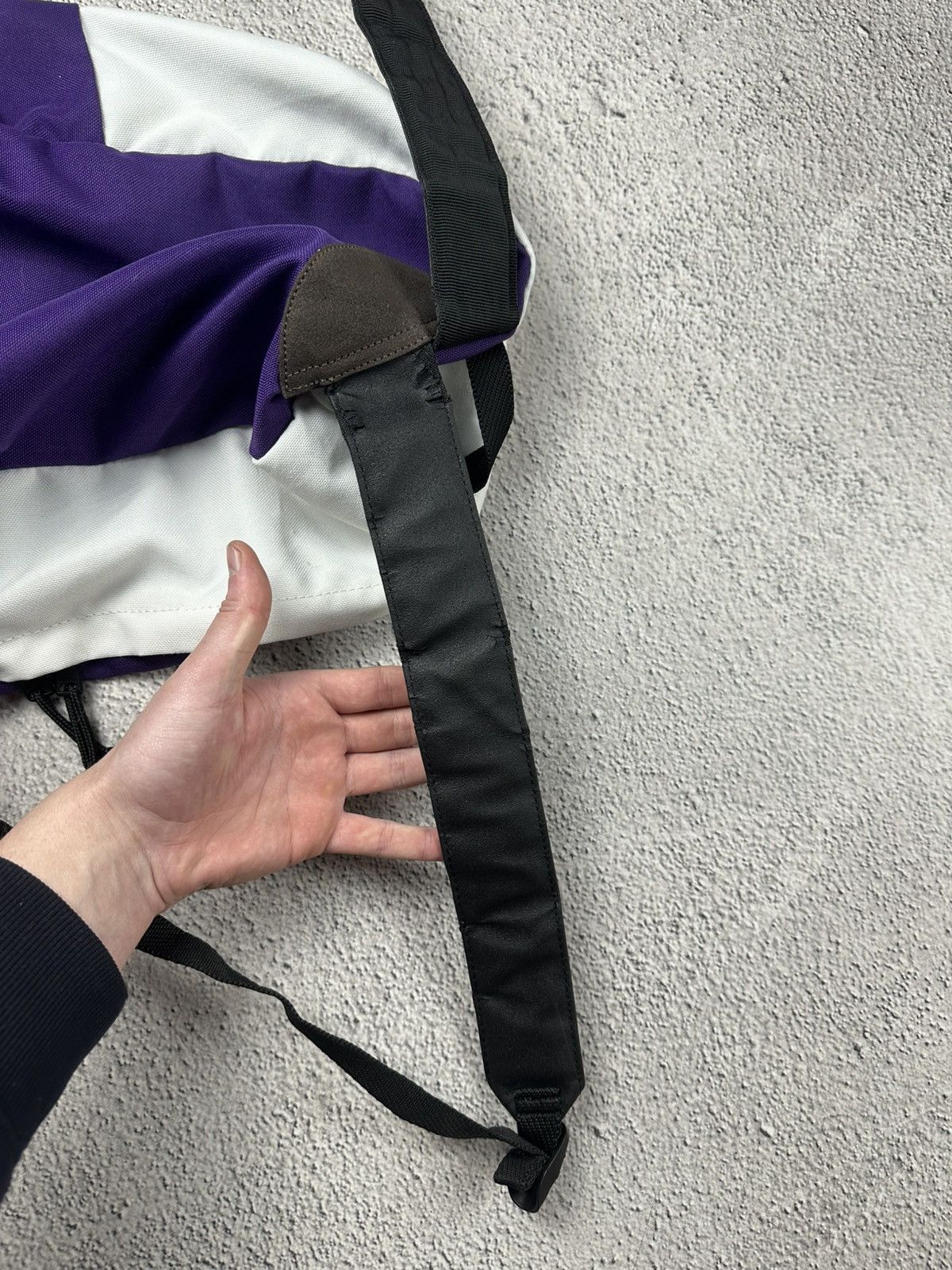 Napapijri VTG Napapijri Backpack Y2K Bag Hype Crazy Logo Patch Style Size ONE SIZE - 18 Thumbnail
