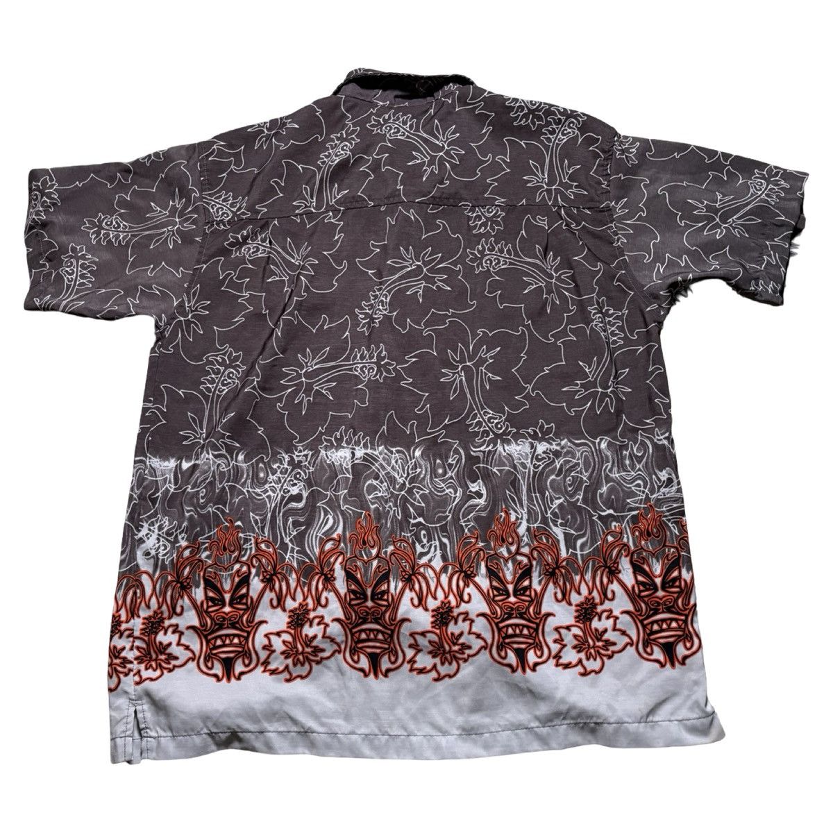 Other Vintage Y2K No Boundaries Button Shirt Flames Hawaii XL Size US XL / EU 56 / 4 - 6 Thumbnail