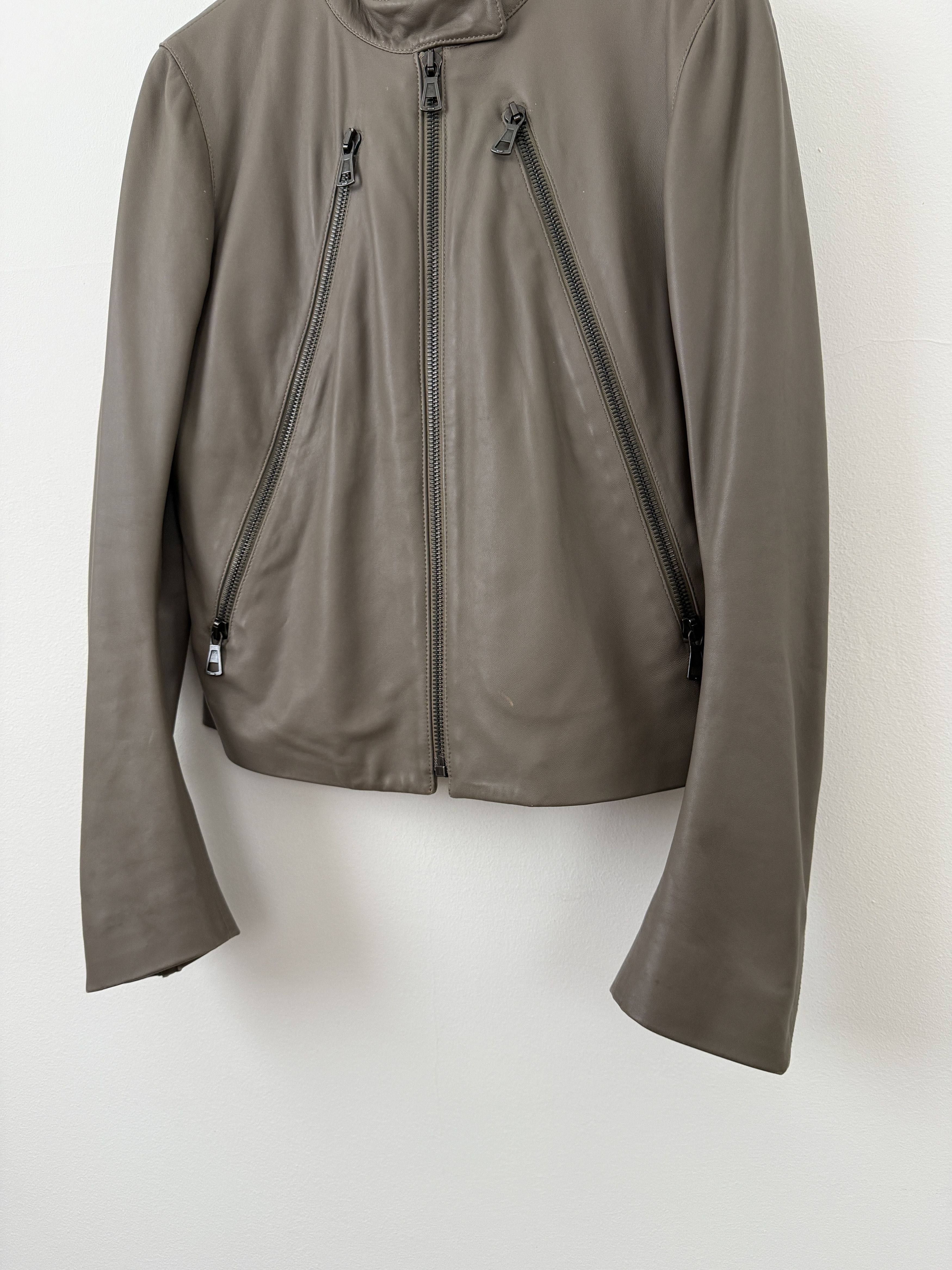 Maison Margiela 2012 5 Zip Leather Moto Jacket Size US S / EU 44-46 / 1 - 8 Thumbnail