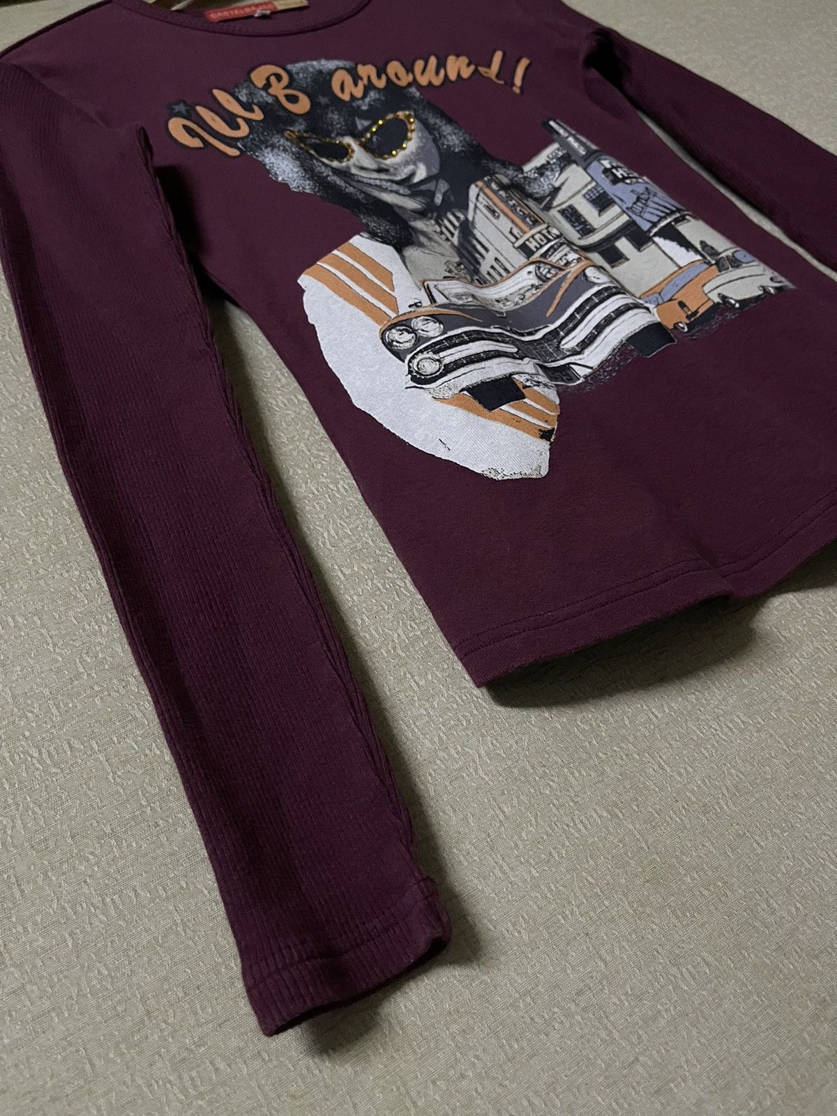 Jean Charles De Castelbajac Castelbajac "I'll B Around" Classic Graphic Longsleeve Size M / US 6-8 / IT 42-44 - 7 Thumbnail